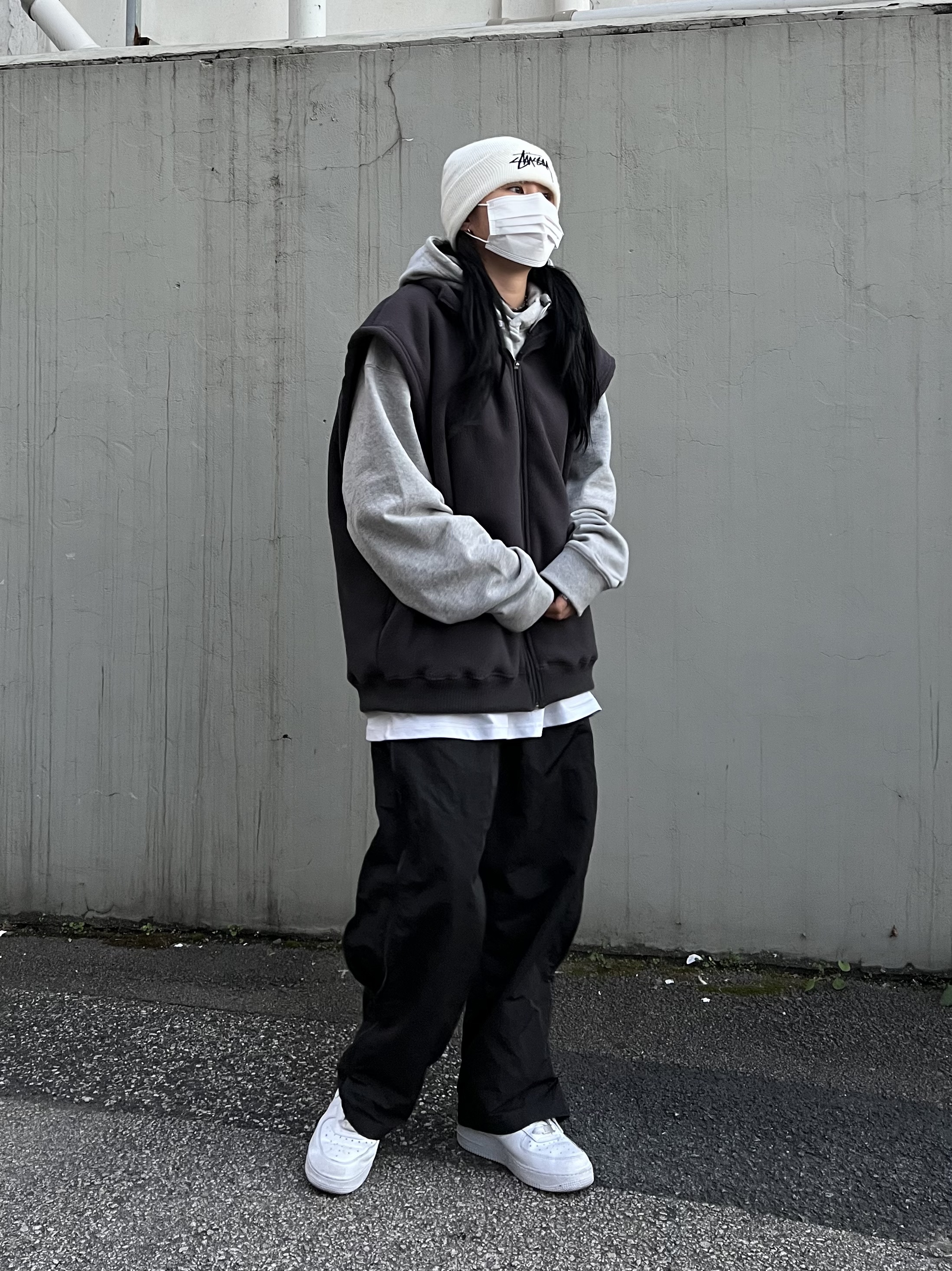 Nike Air Force 1 '07 Low White 착용 스타일 - 2
