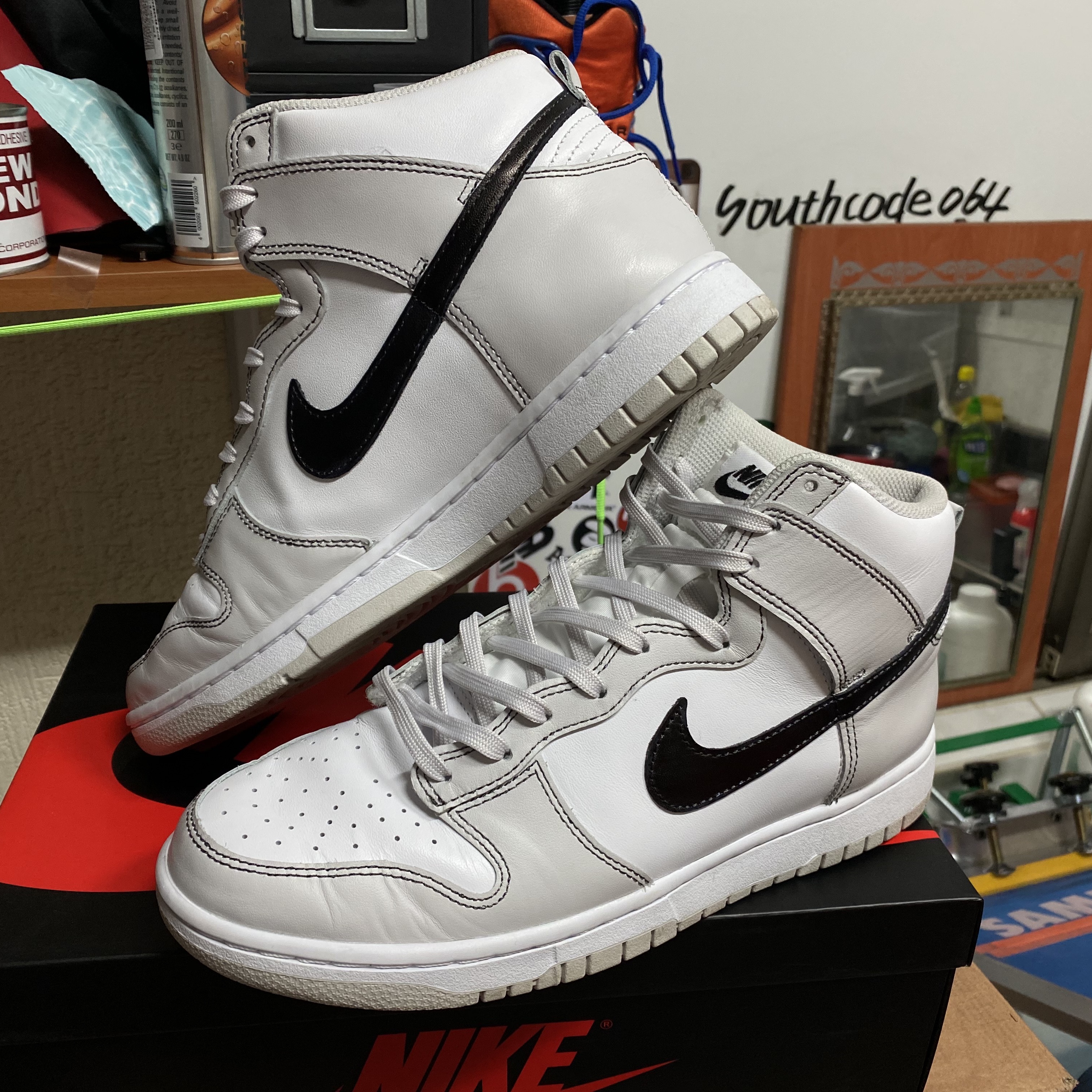 Nike Dunk High Retro Vast Grey 착용 스타일