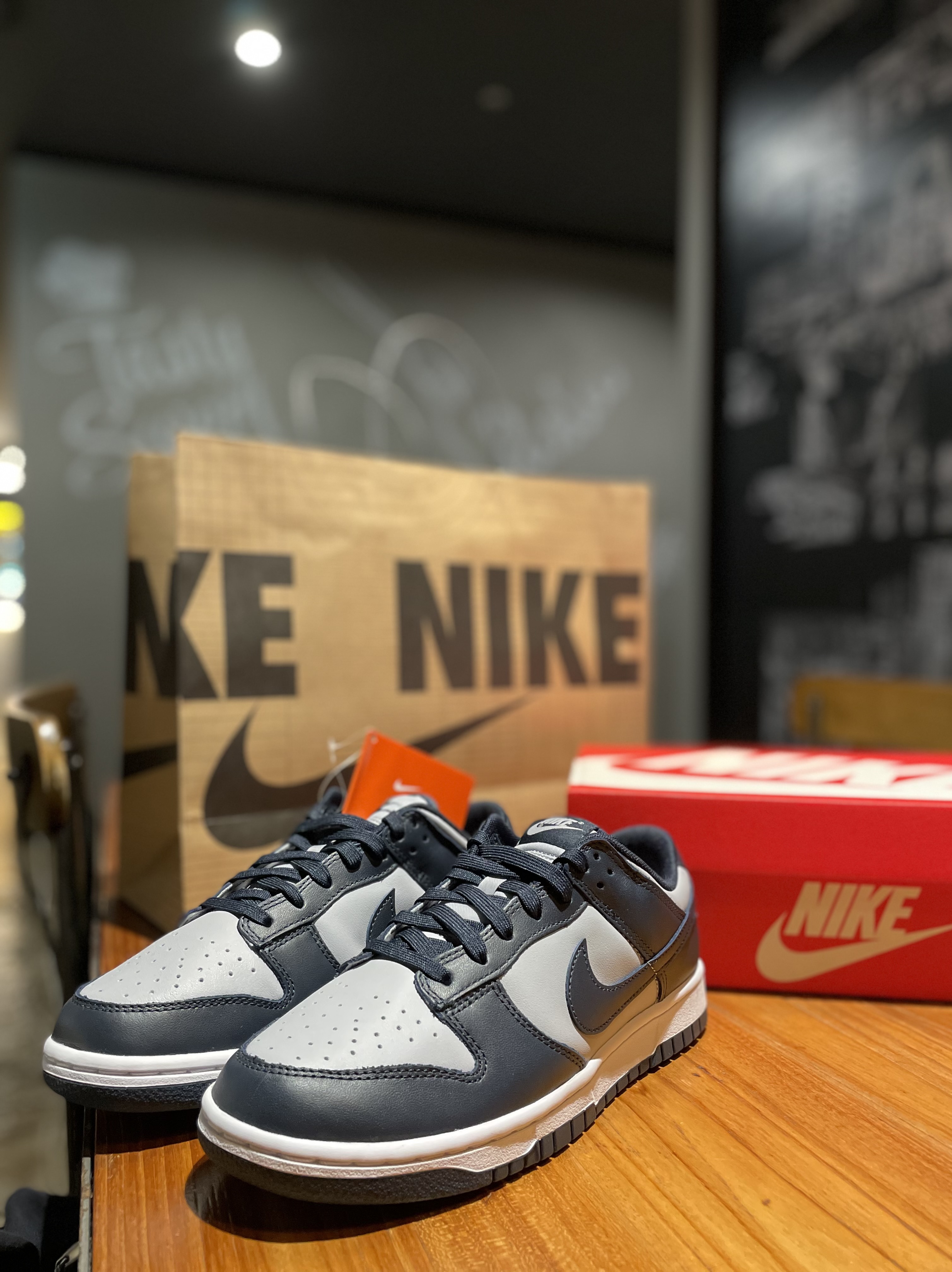 Nike Dunk Low Retro Championship Grey 착용 스타일