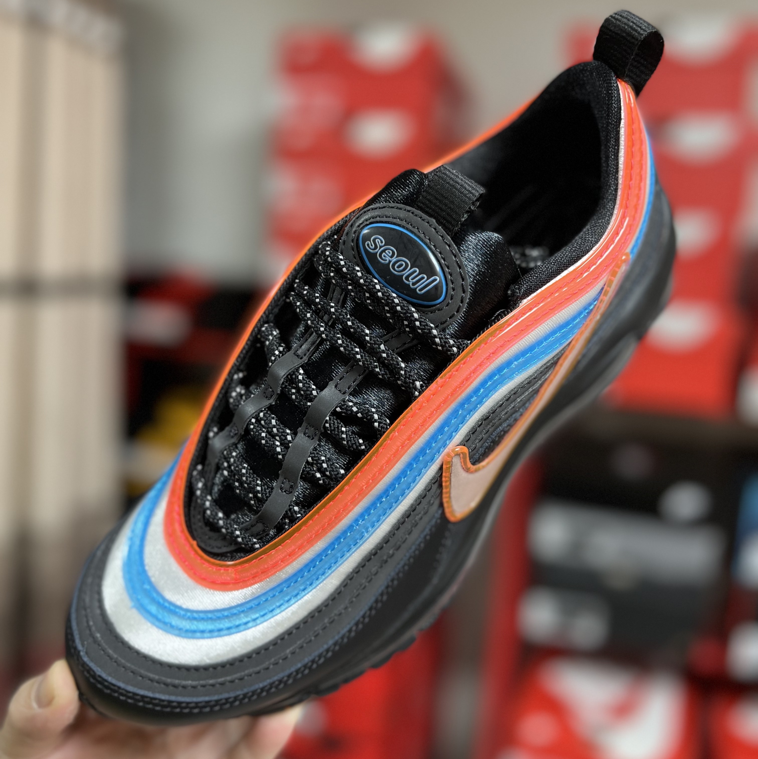 Nike Air Max 97 Neon Seoul 착용 스타일 - 1