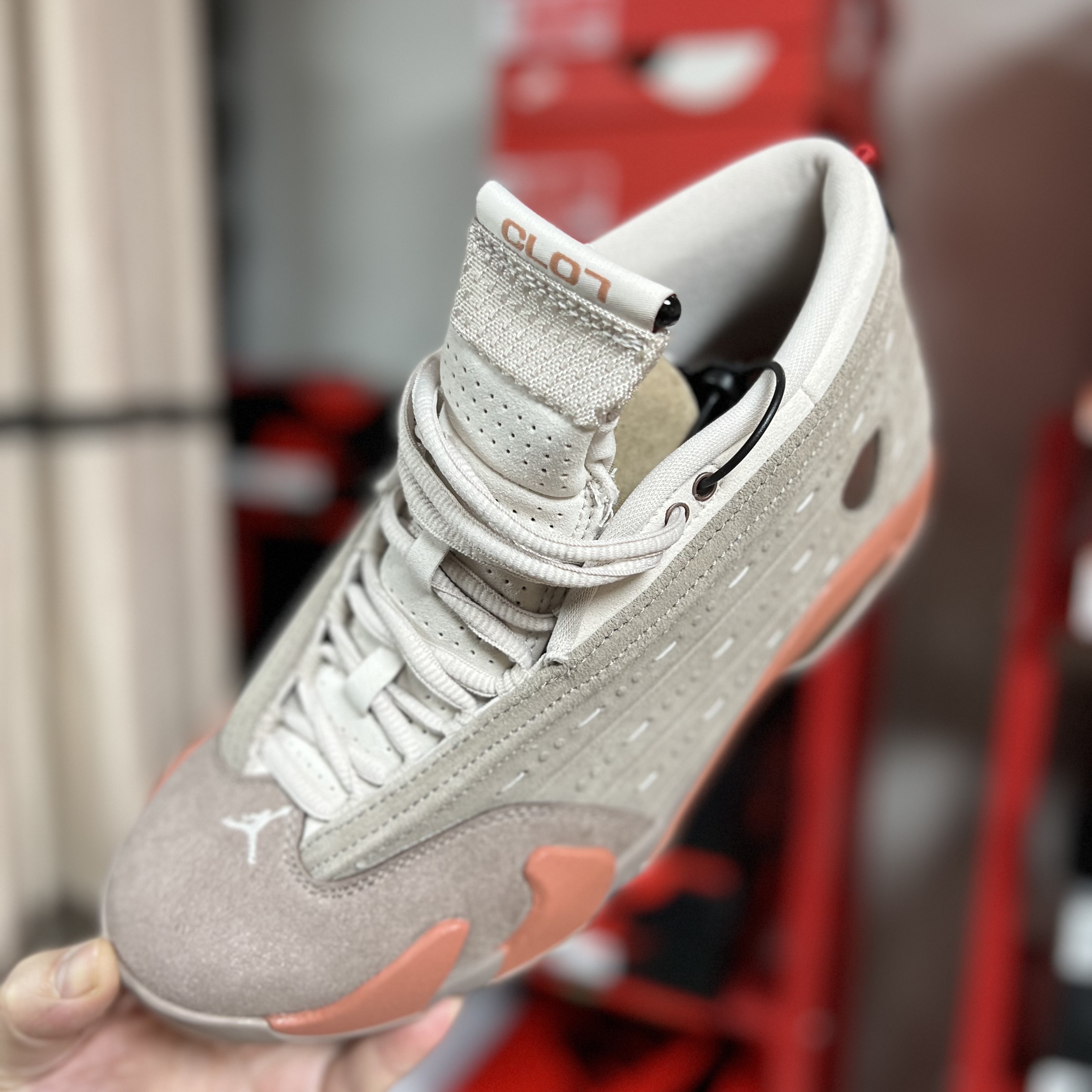 Jordan 14 x Clot Retro Low Terracotta 착용 스타일 - 1