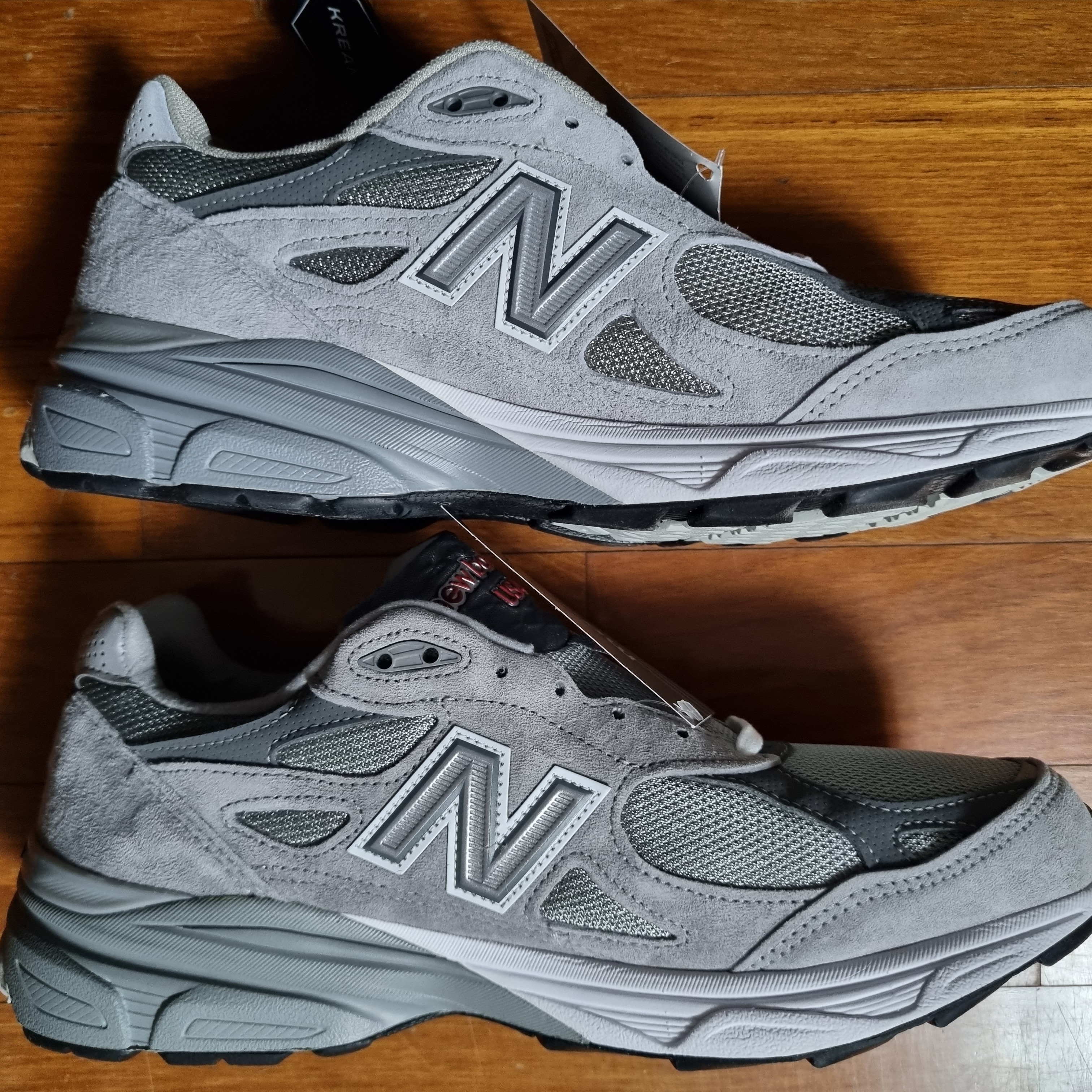 New Balance 990v3 Made in USA Grey - D Standard, New Balance 990vs3 Made in USA Grey - D Standard 착용 스타일 - 5