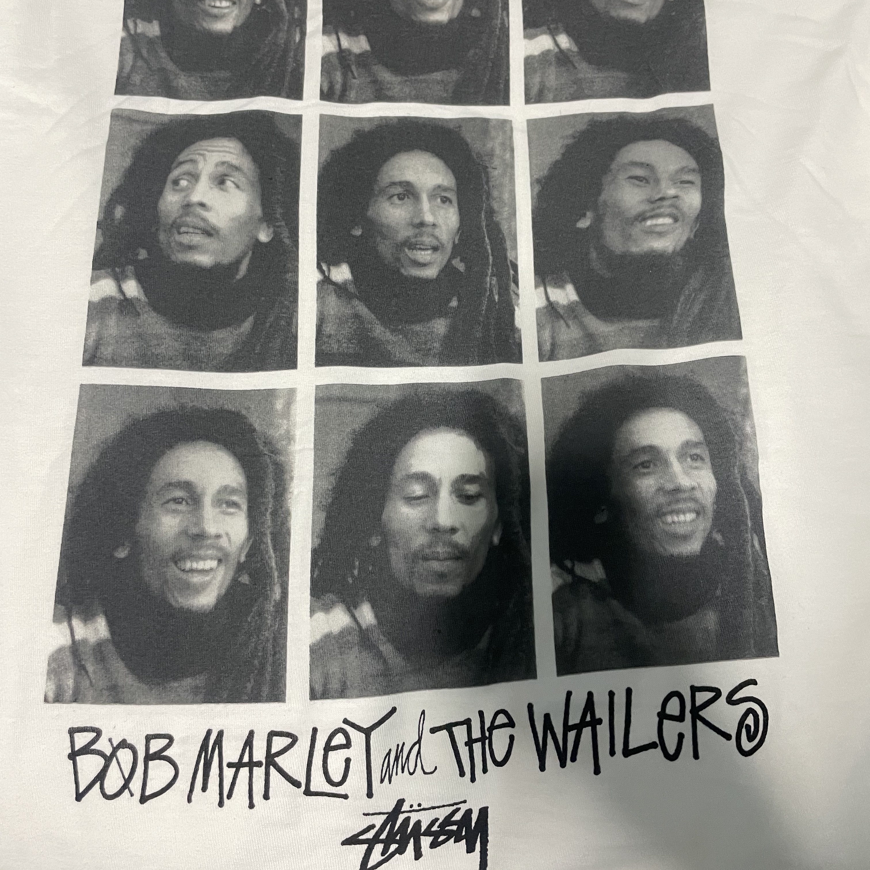 Stussy Bob Frames T-Shirt White 착용 스타일