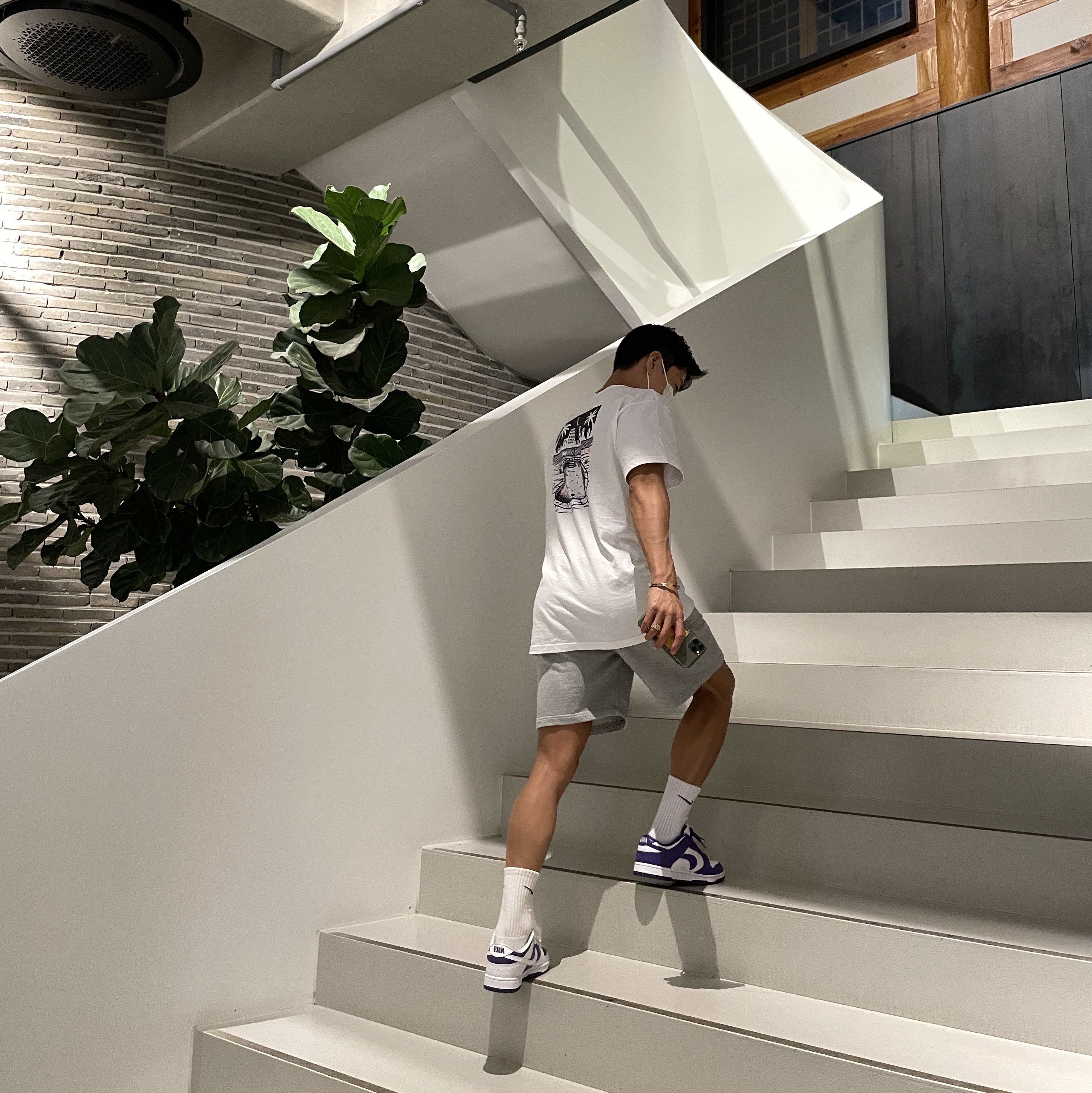 (W) Nike Dunk Low SE Flip 착용 스타일