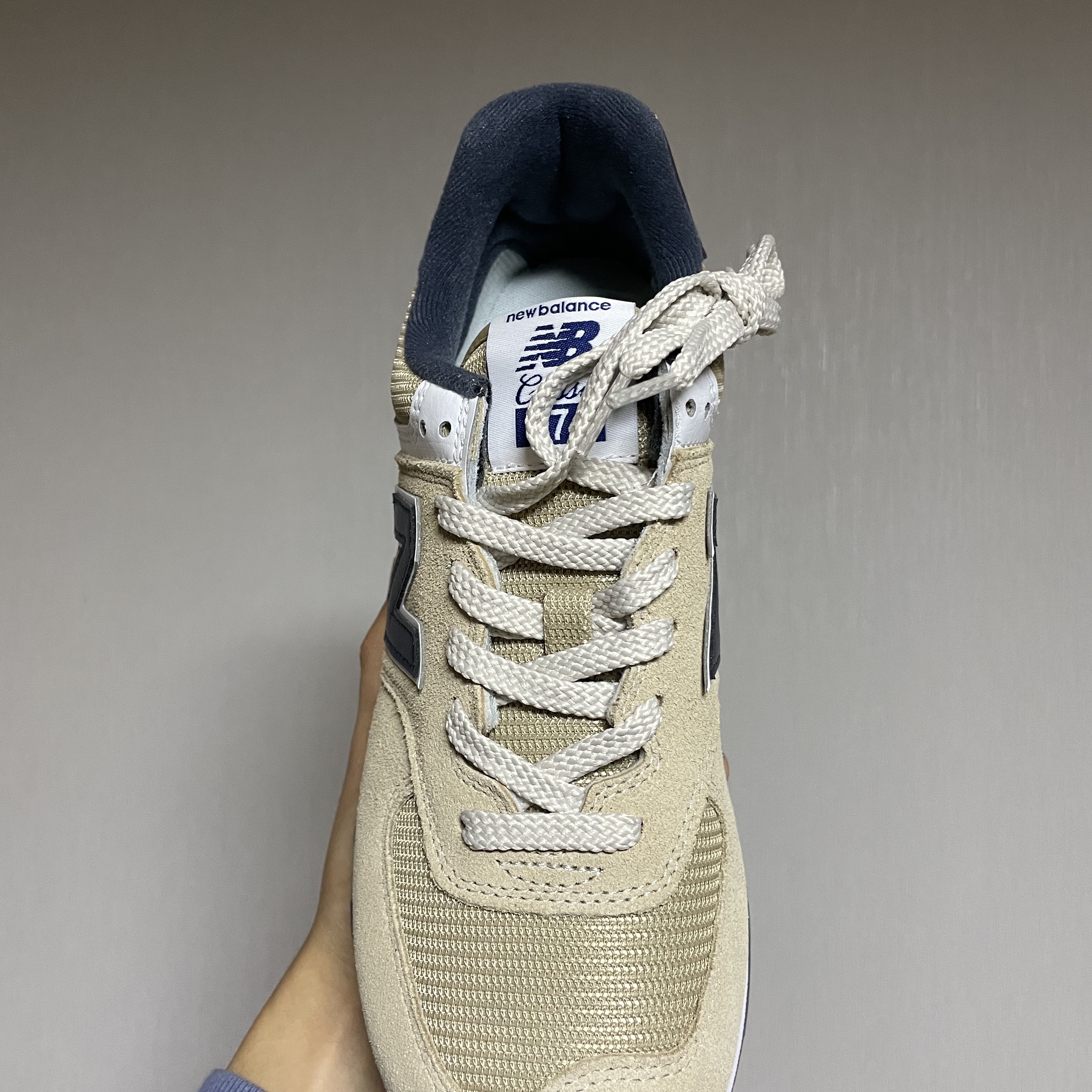 New Balance 574 Incense Atlantic 착용 스타일 - 3