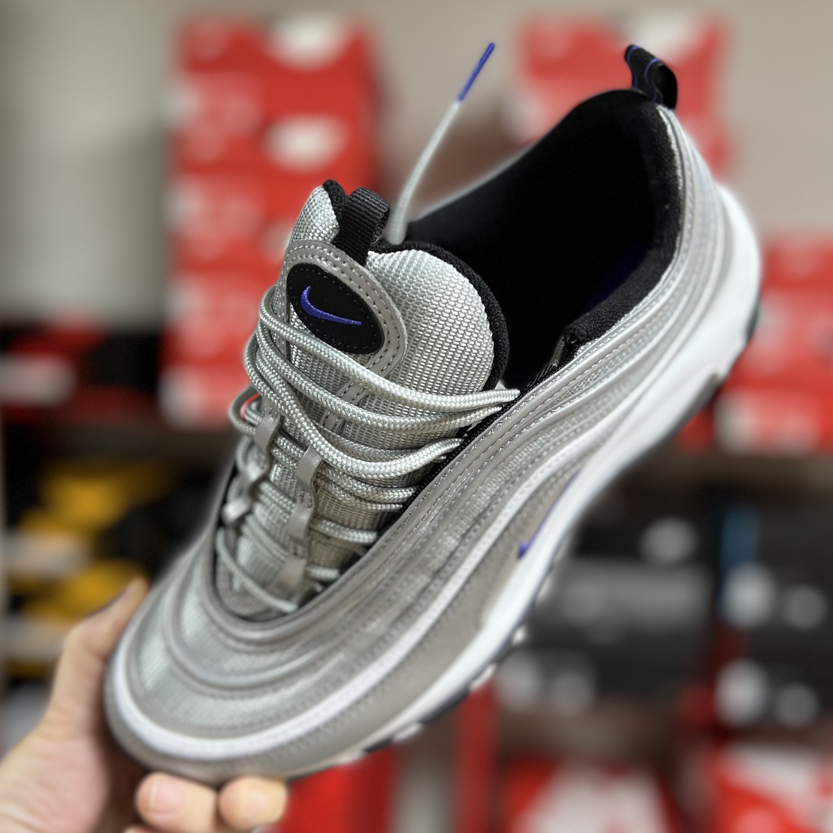 Nike Air Max 97 Persian Violet 착용 스타일 - 1