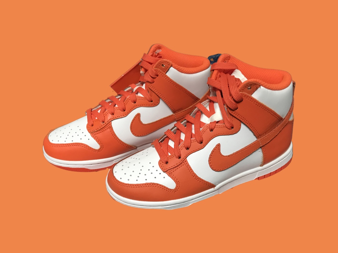 (W) Nike Dunk High Orange Blaze 착용 스타일