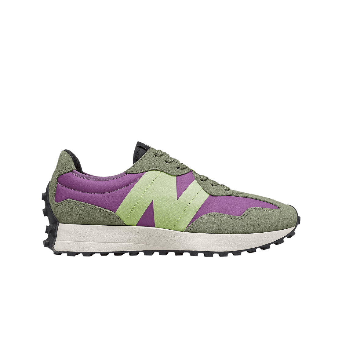 MS327TC New Balance 327 Sour Grape Bleached Lime Glow