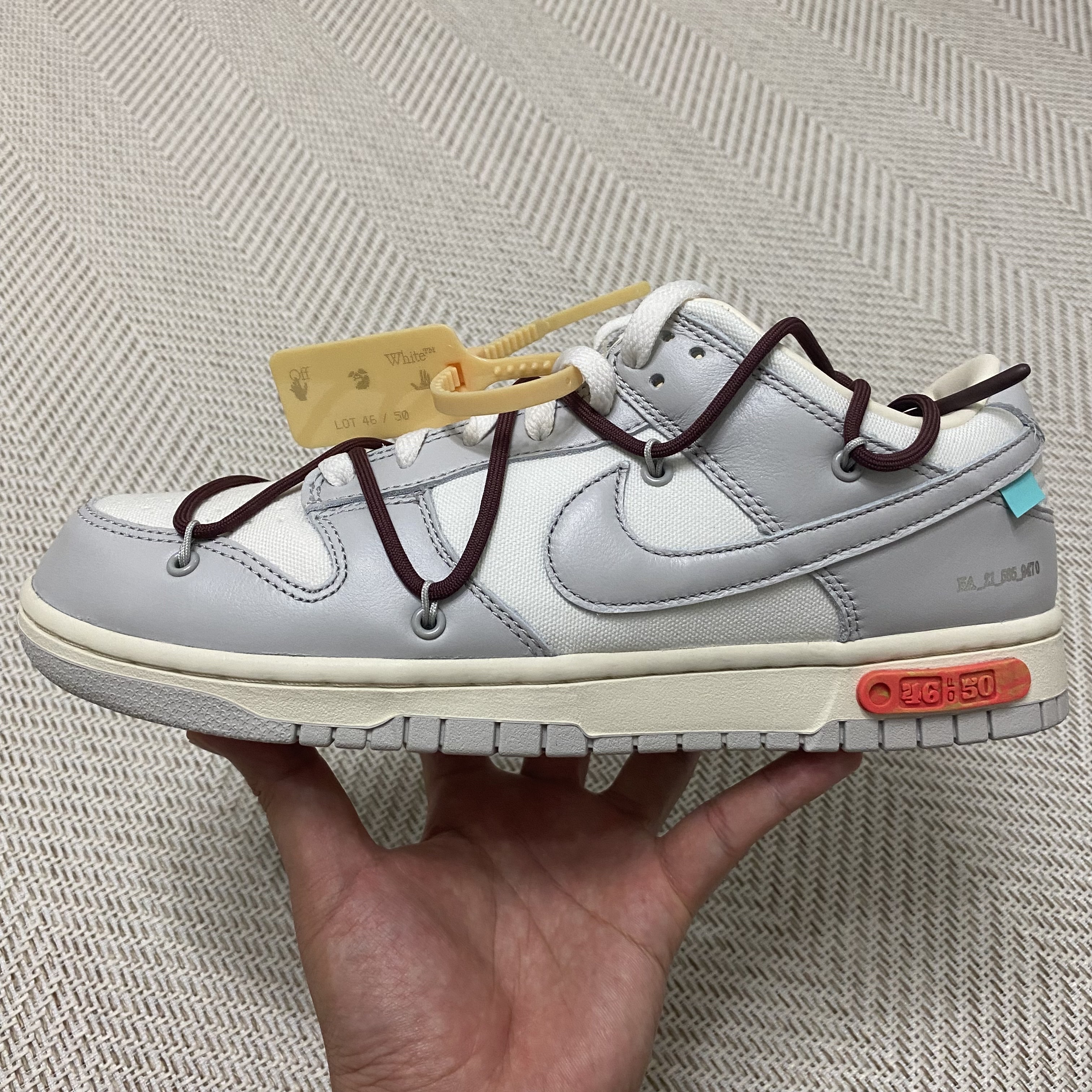 Nike x Off-White Dunk Low The 50 - Lot 46 착용 스타일 - 2