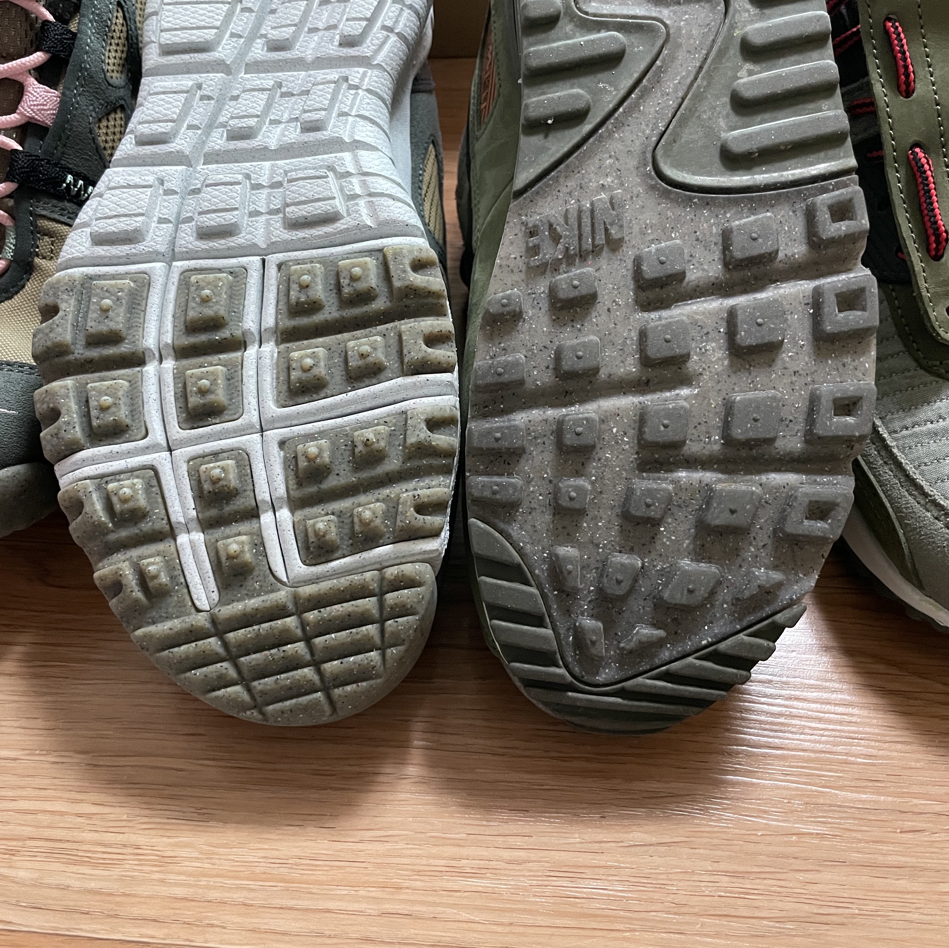 Nike Free Terra Vista Brown Kelp and Pink Glaze, Nike Air Max 90 SE Surplus Supply 착용 스타일 - 3