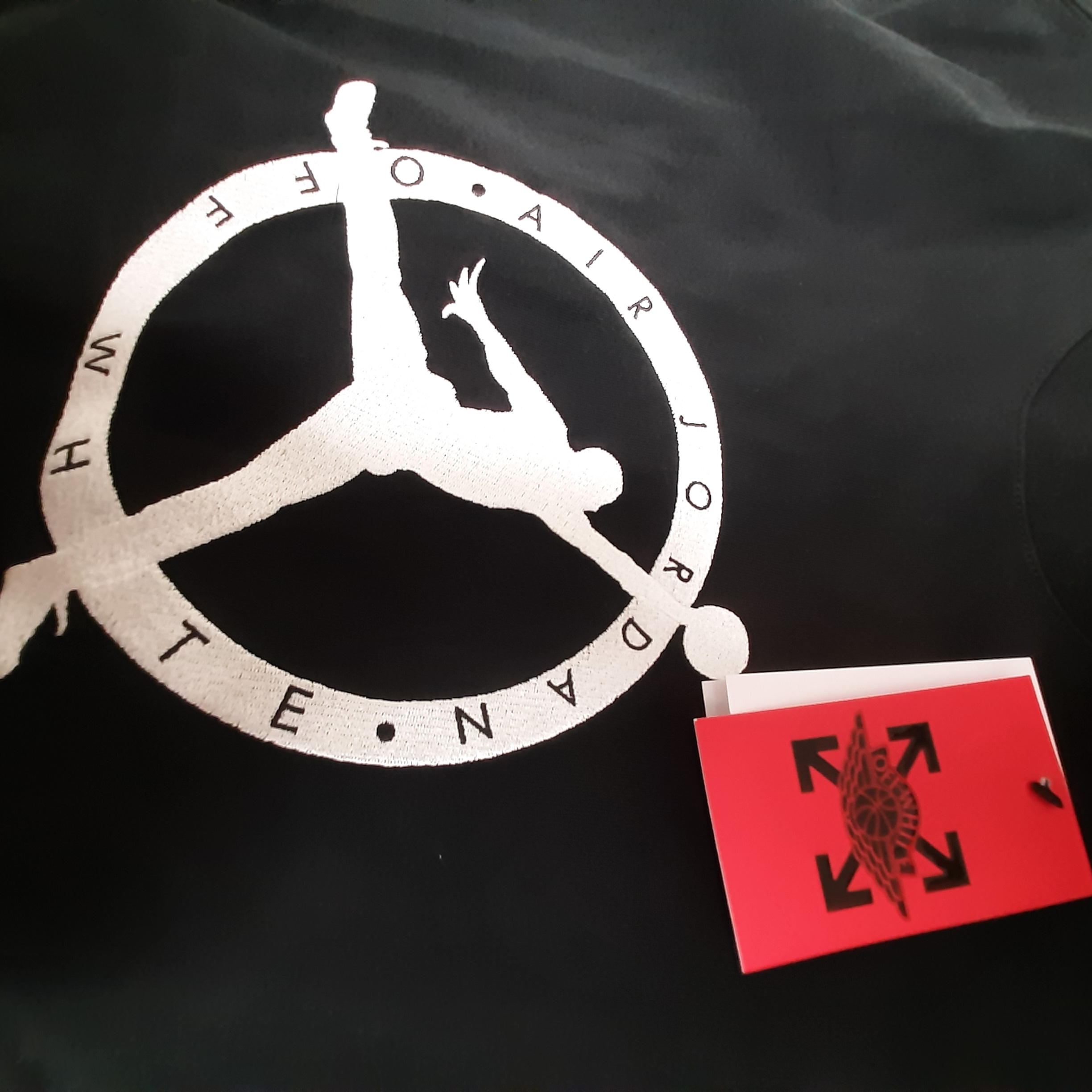 Jordan x Off-White S/S T-Shirt Black - Asia 착용 스타일 - 2