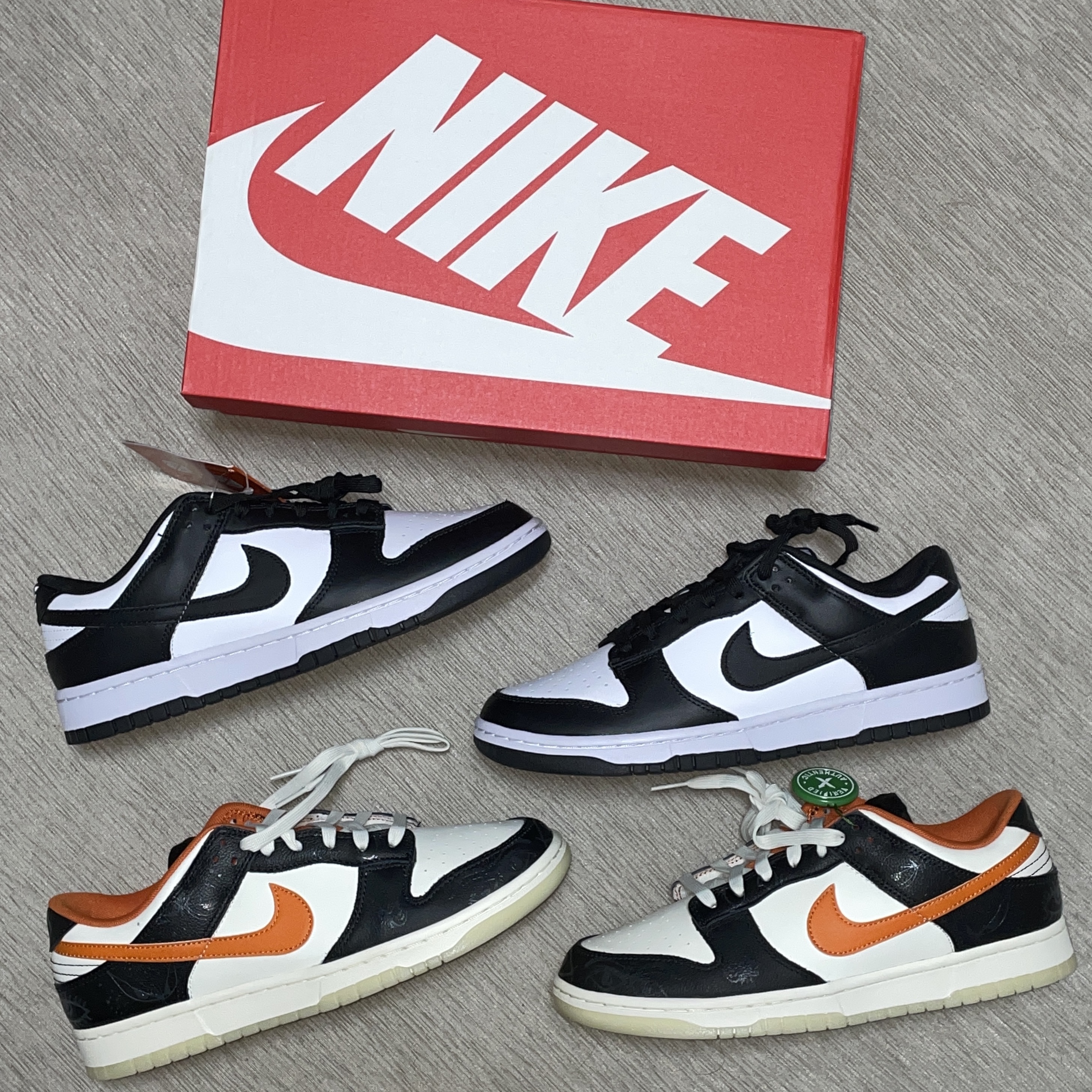 Nike Dunk Low Retro PRM Halloween, Nike Dunk Low Retro Black 착용 스타일 - 2