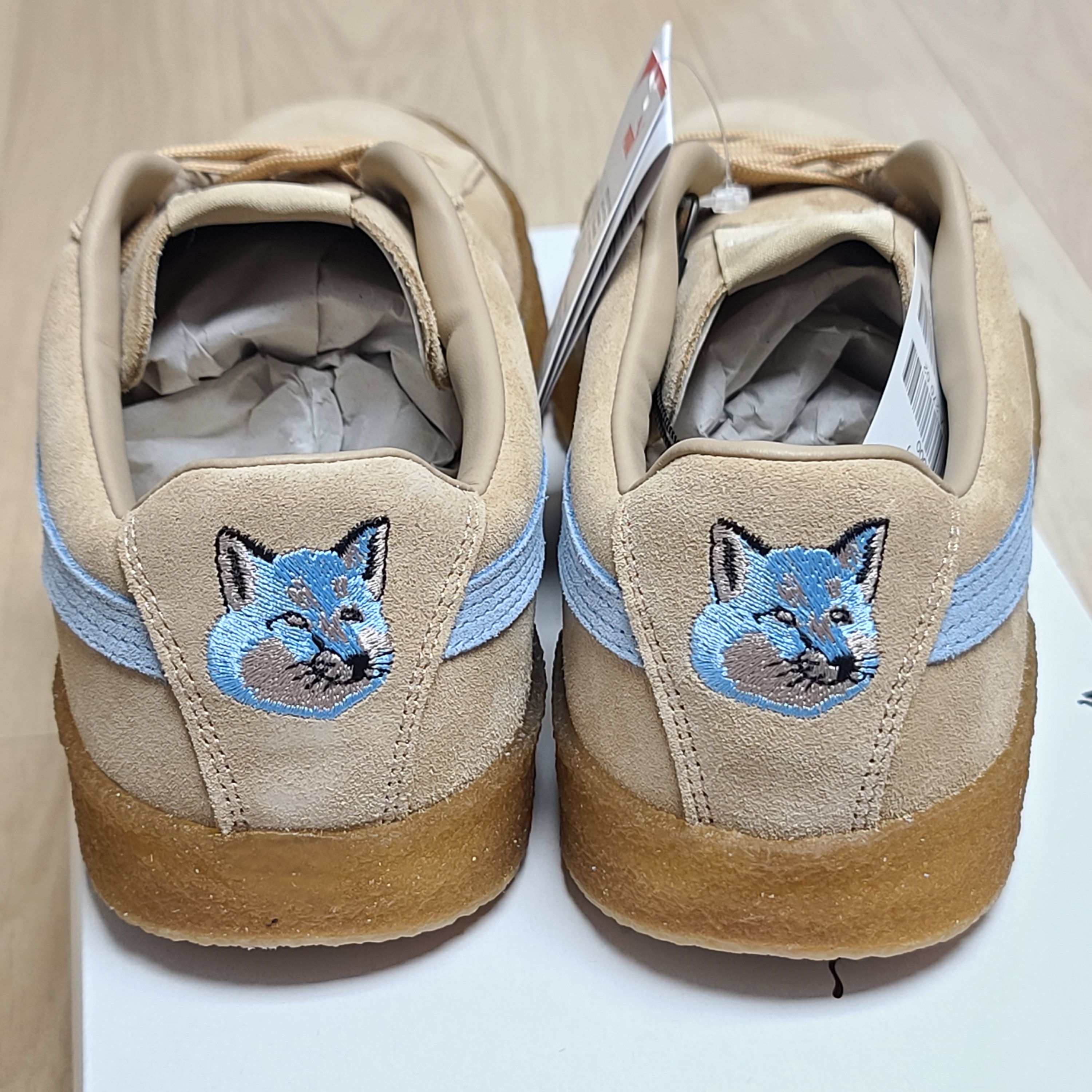 Puma x Maison Kitsune Suede Crepe Travertine 착용 스타일 - 1