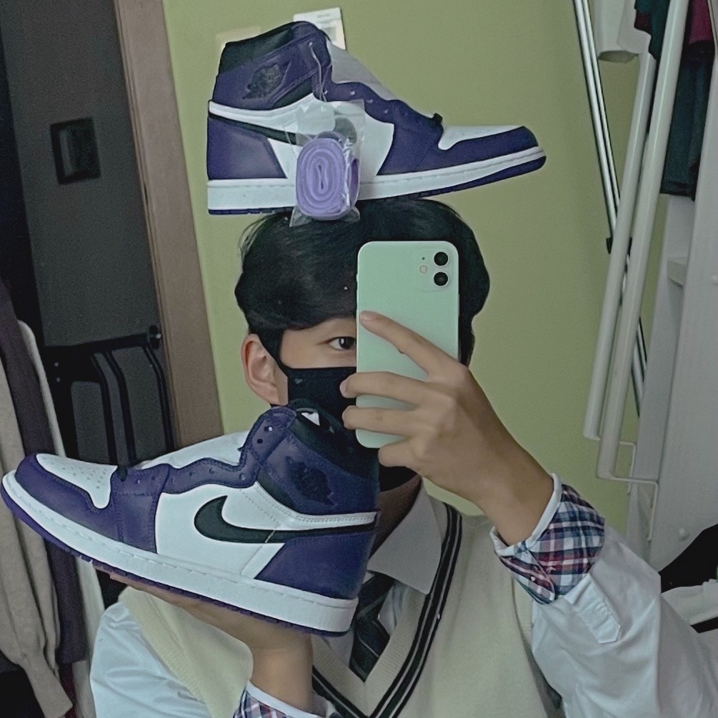 Jordan 1 Retro High OG Court Purple 2020 착용 스타일