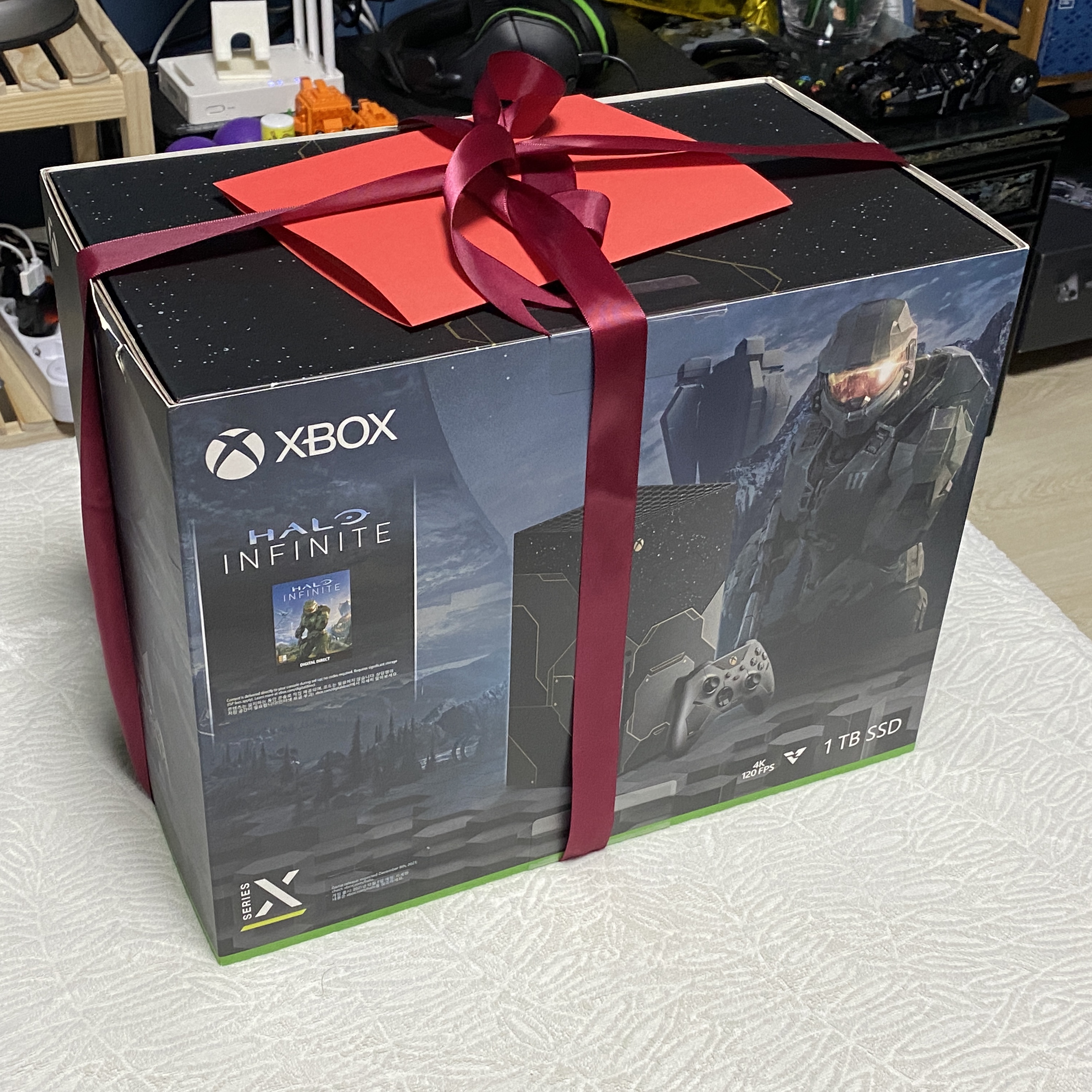 Xbox Series X Halo Infinite Limited Edition Bundle (220V) 착용 스타일 - 4
