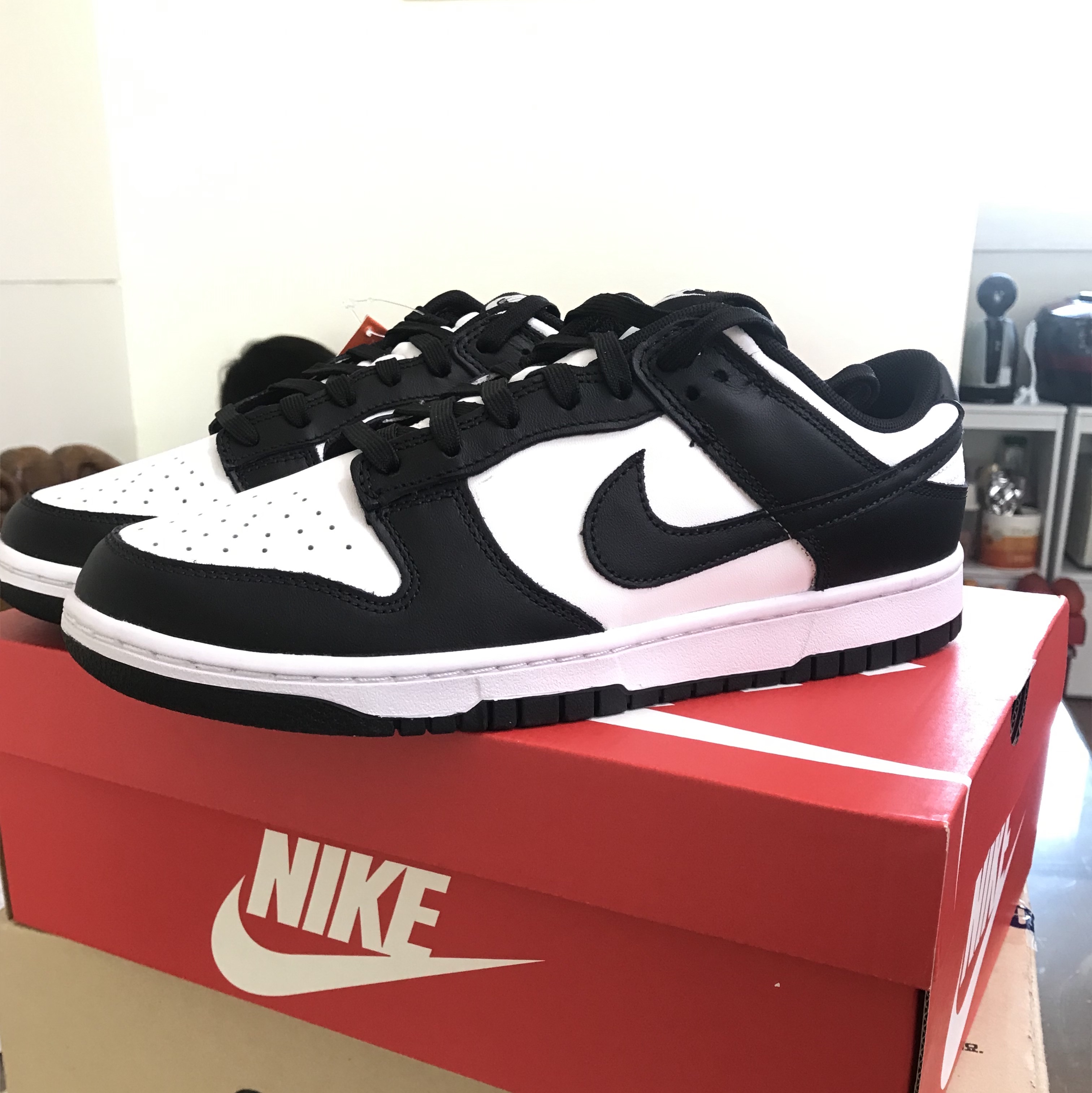 Nike Dunk Low Retro Black 착용 스타일 - 5