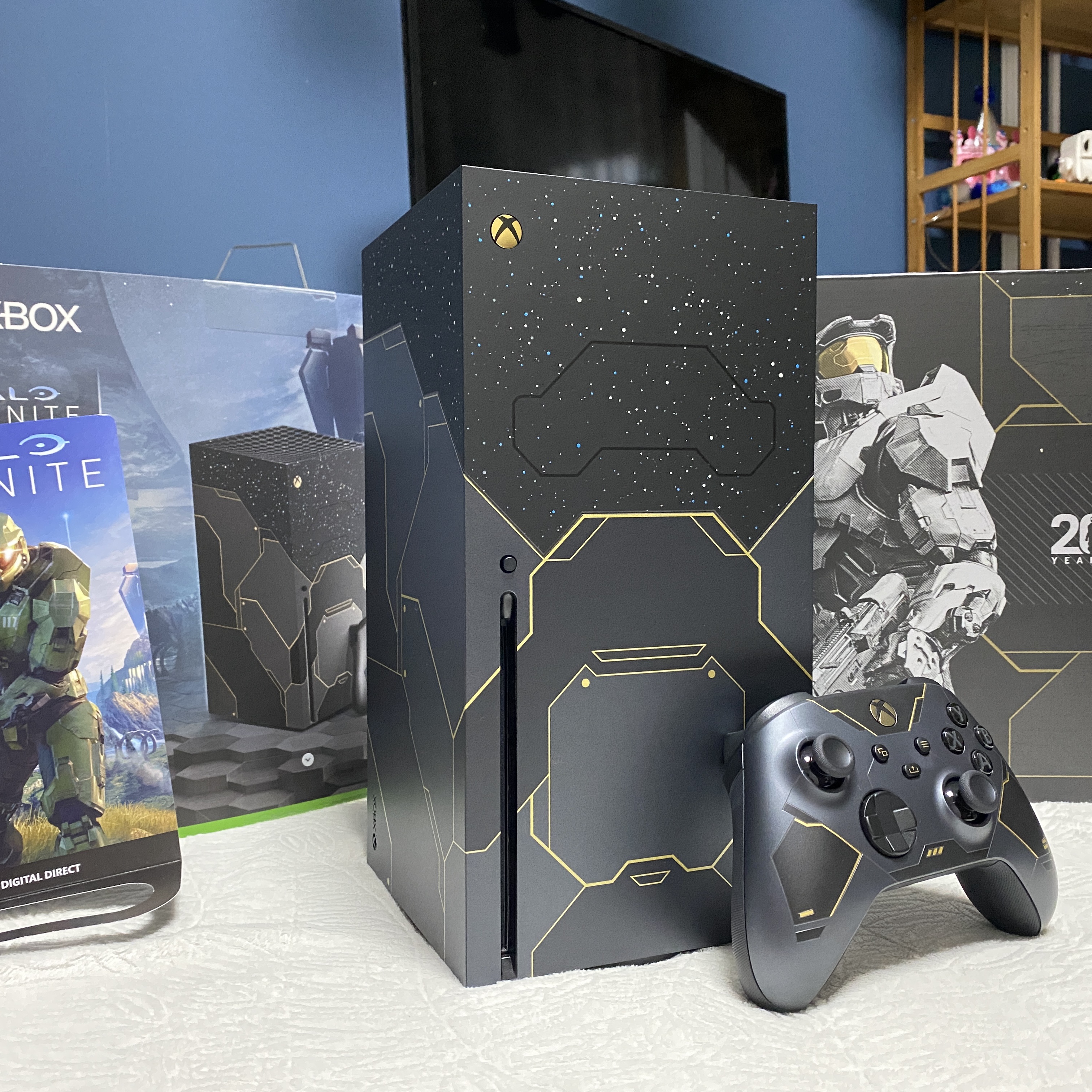 Xbox Series X Halo Infinite Limited Edition Bundle (220V) 착용 스타일 - 2