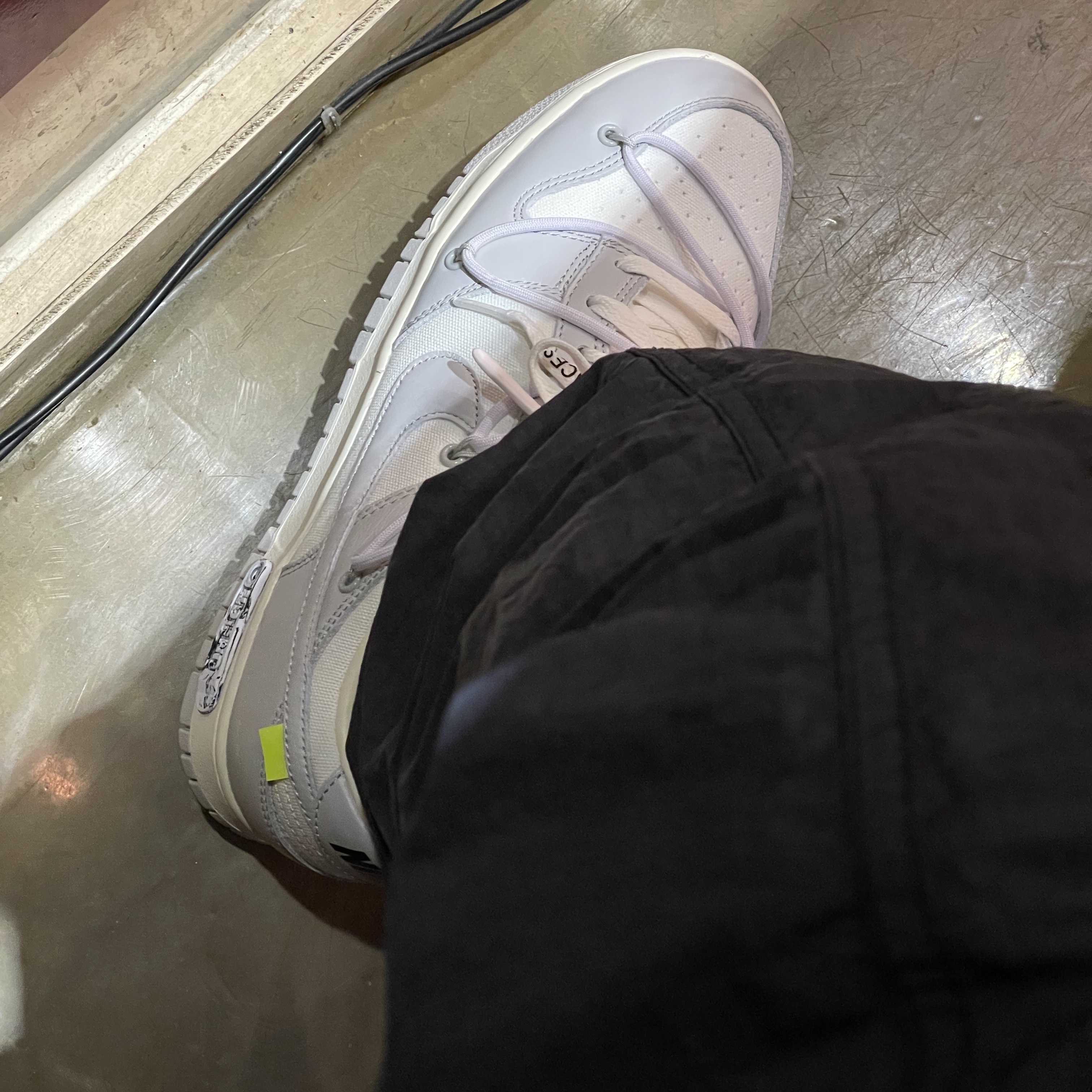 Nike x Off-White Dunk Low The 50 - Lot 49 착용 스타일 - 2