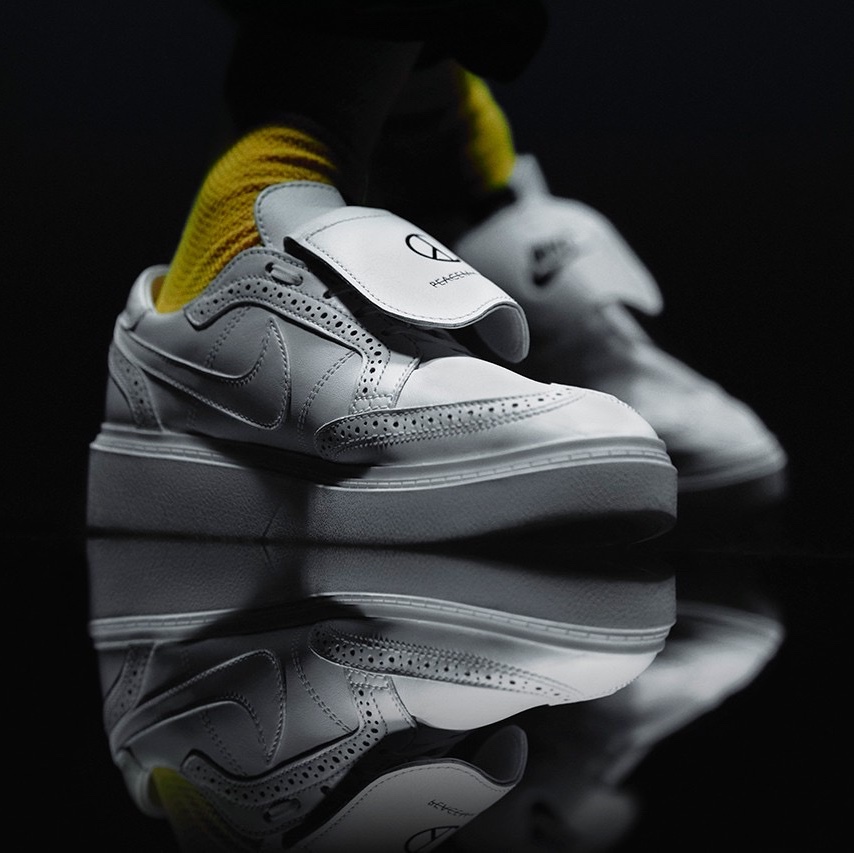 Nike x Peaceminusone Kwondo1 White 착용 스타일 - 4