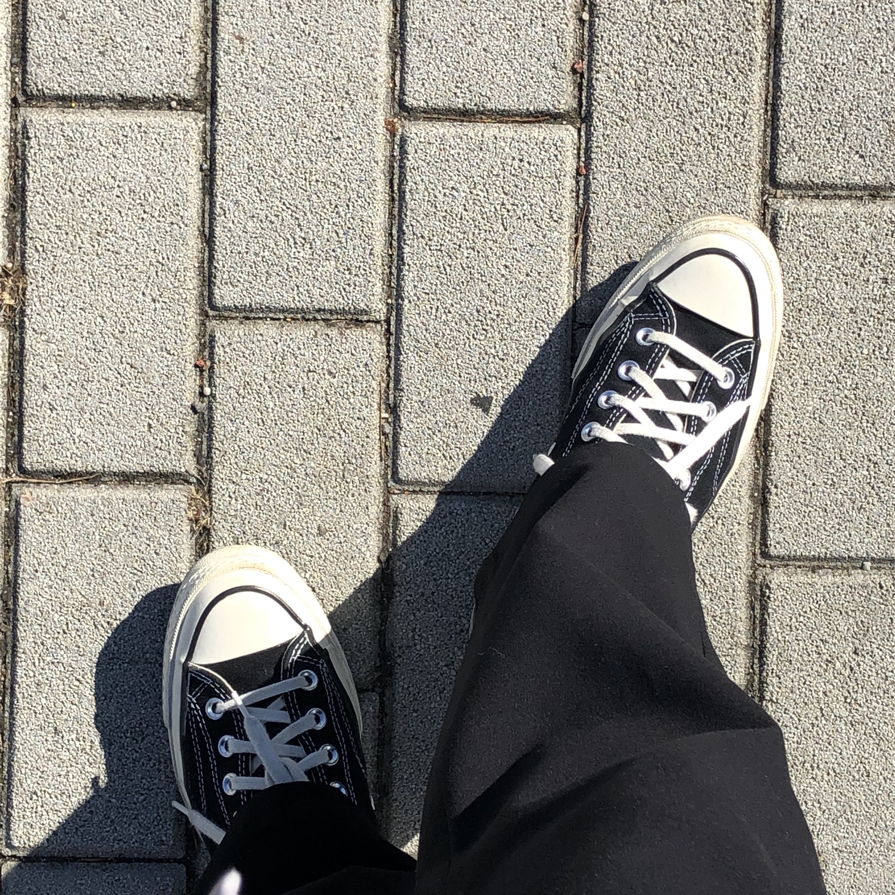 Converse Chuck 70 Hi Black 착용 스타일 - 2