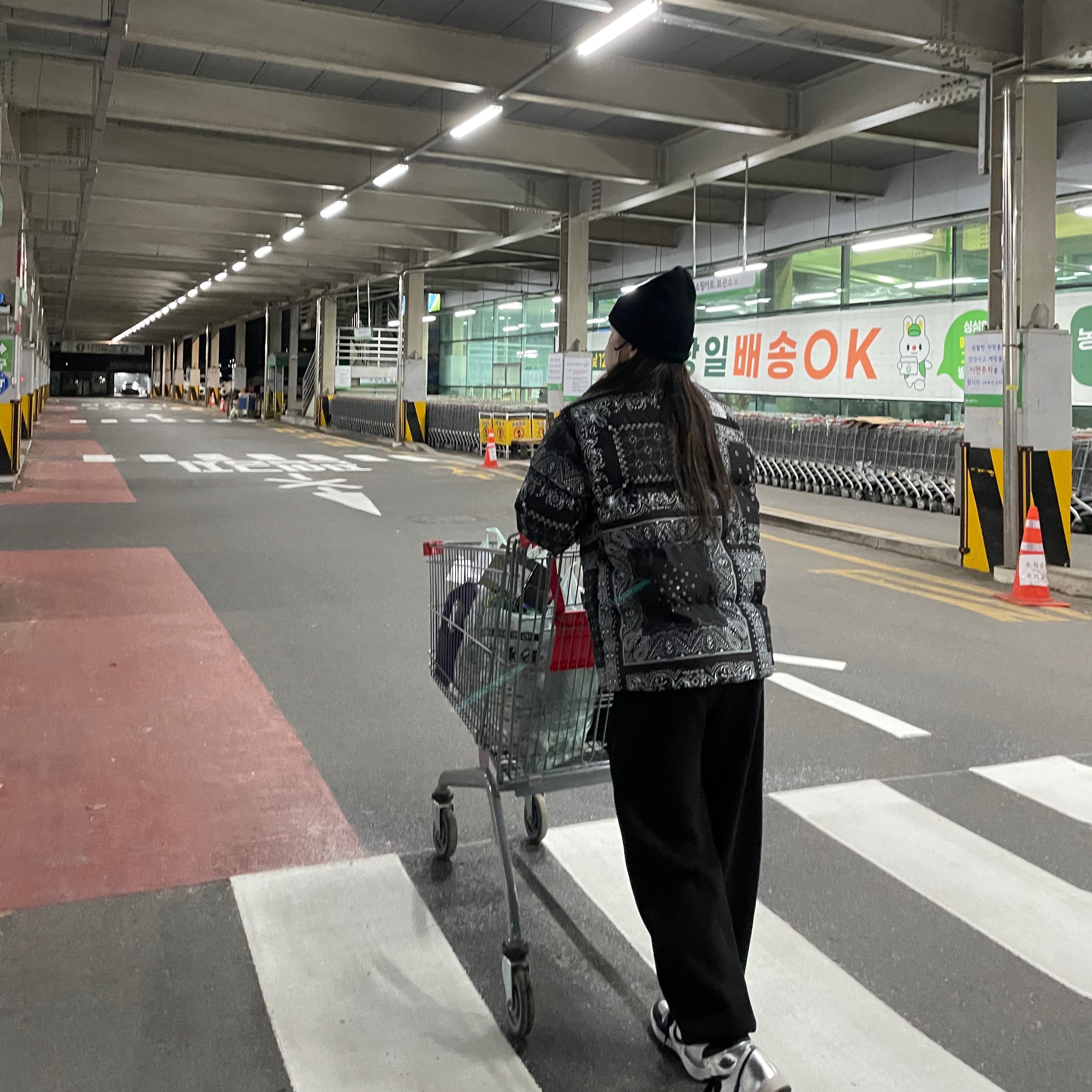 The North Face Lofty Down Jacket Black, (W) Jordan 1 Retro High OG Silver Toe 착용 스타일 - 2