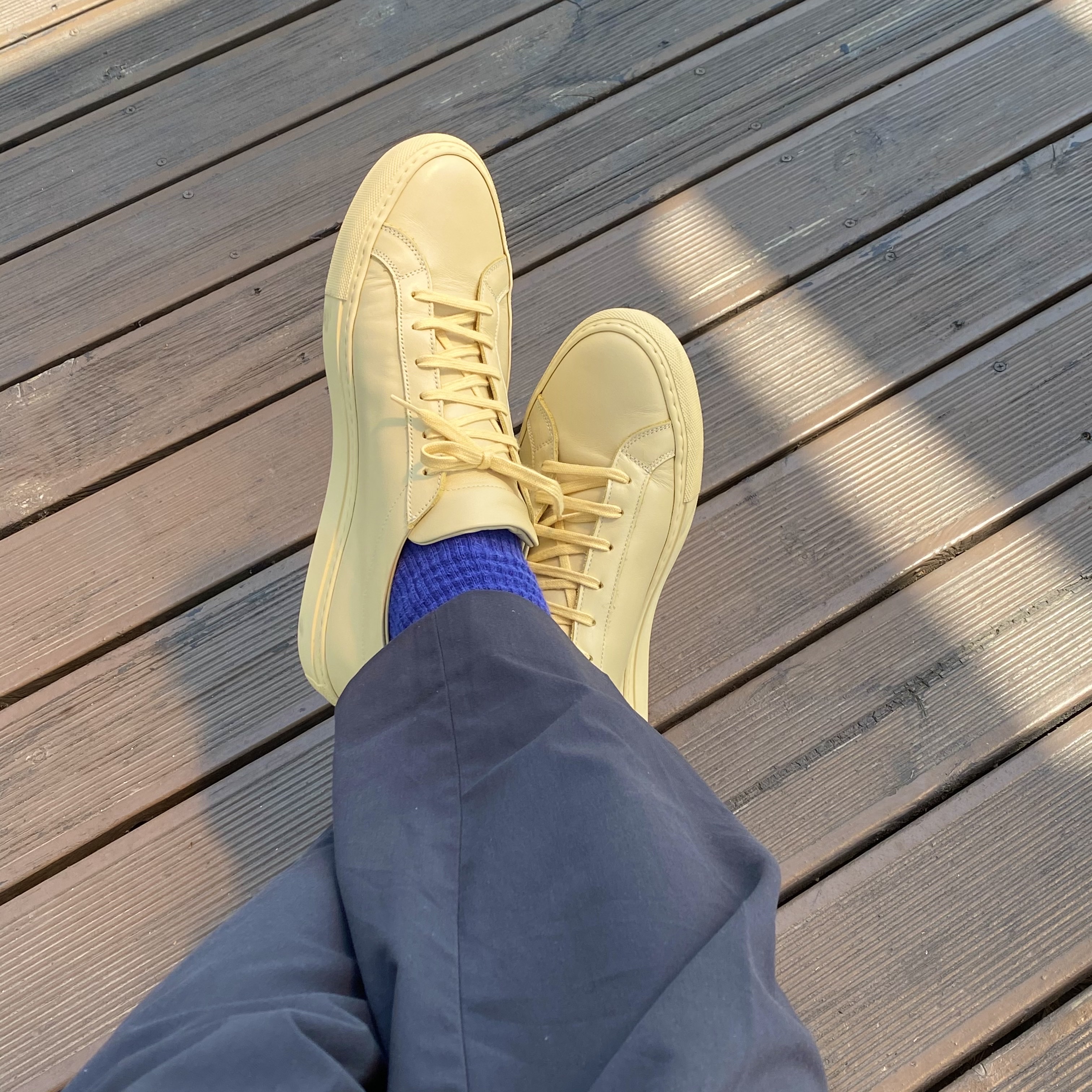 Common Projects Original Achilles Low Carta 착용 스타일 - 2