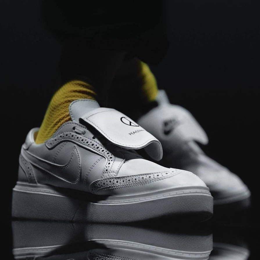 Nike x Peaceminusone Kwondo1 White 착용 스타일 - 4