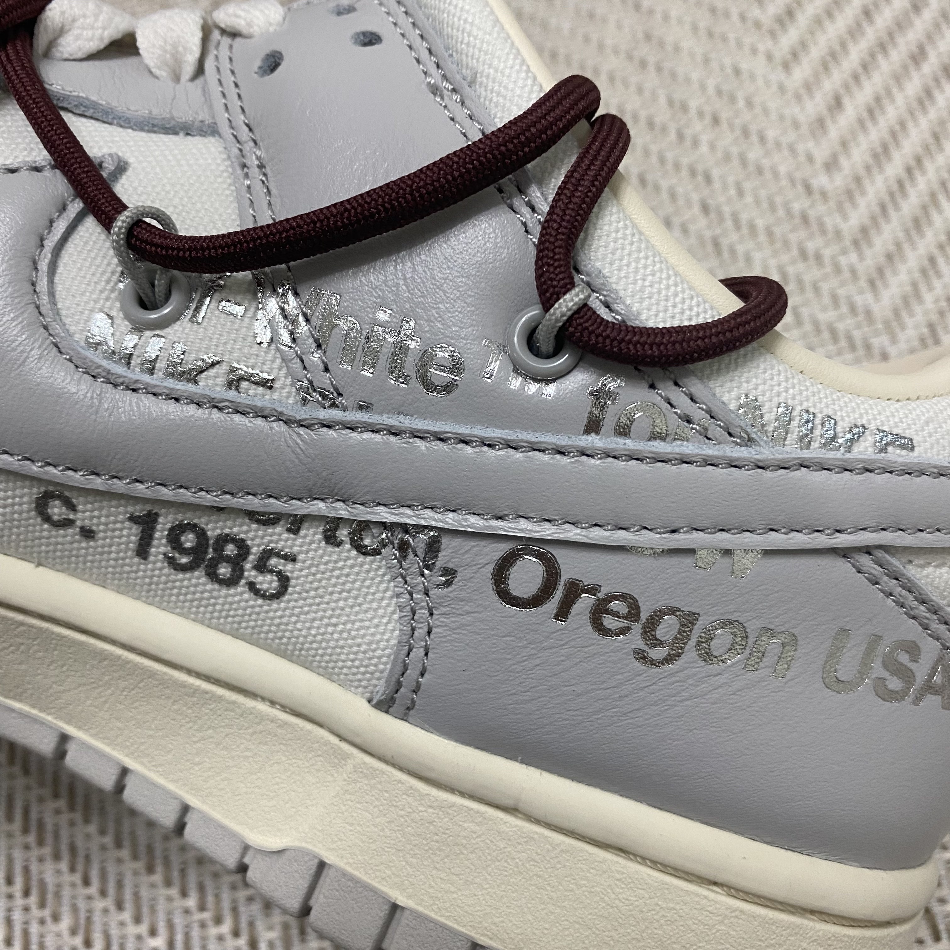 Nike x Off-White Dunk Low The 50 - Lot 46 착용 스타일 - 3