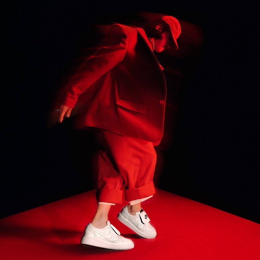 Nike x Peaceminusone Kwondo1 White 착용 스타일 - 3