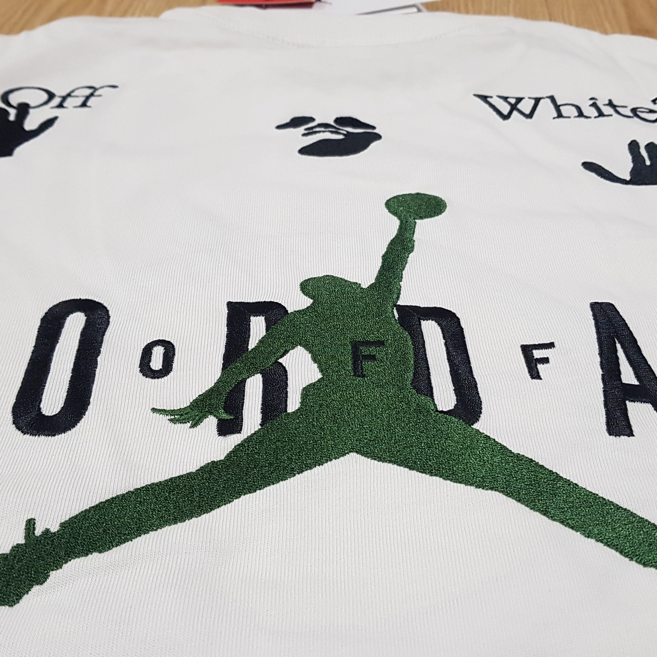 Jordan x Off-White S/S T-Shirt Phantom - Asia 착용 스타일 - 3