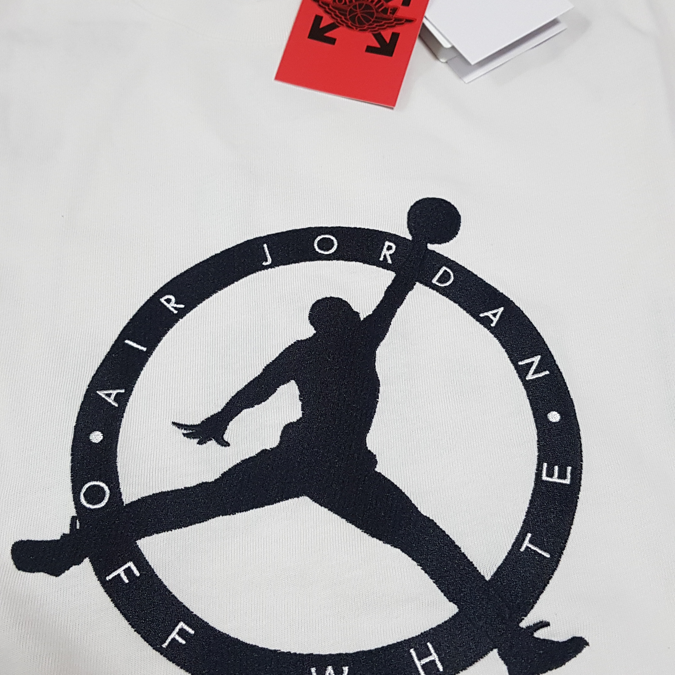 Jordan x Off-White S/S T-Shirt Phantom - Asia 착용 스타일 - 2