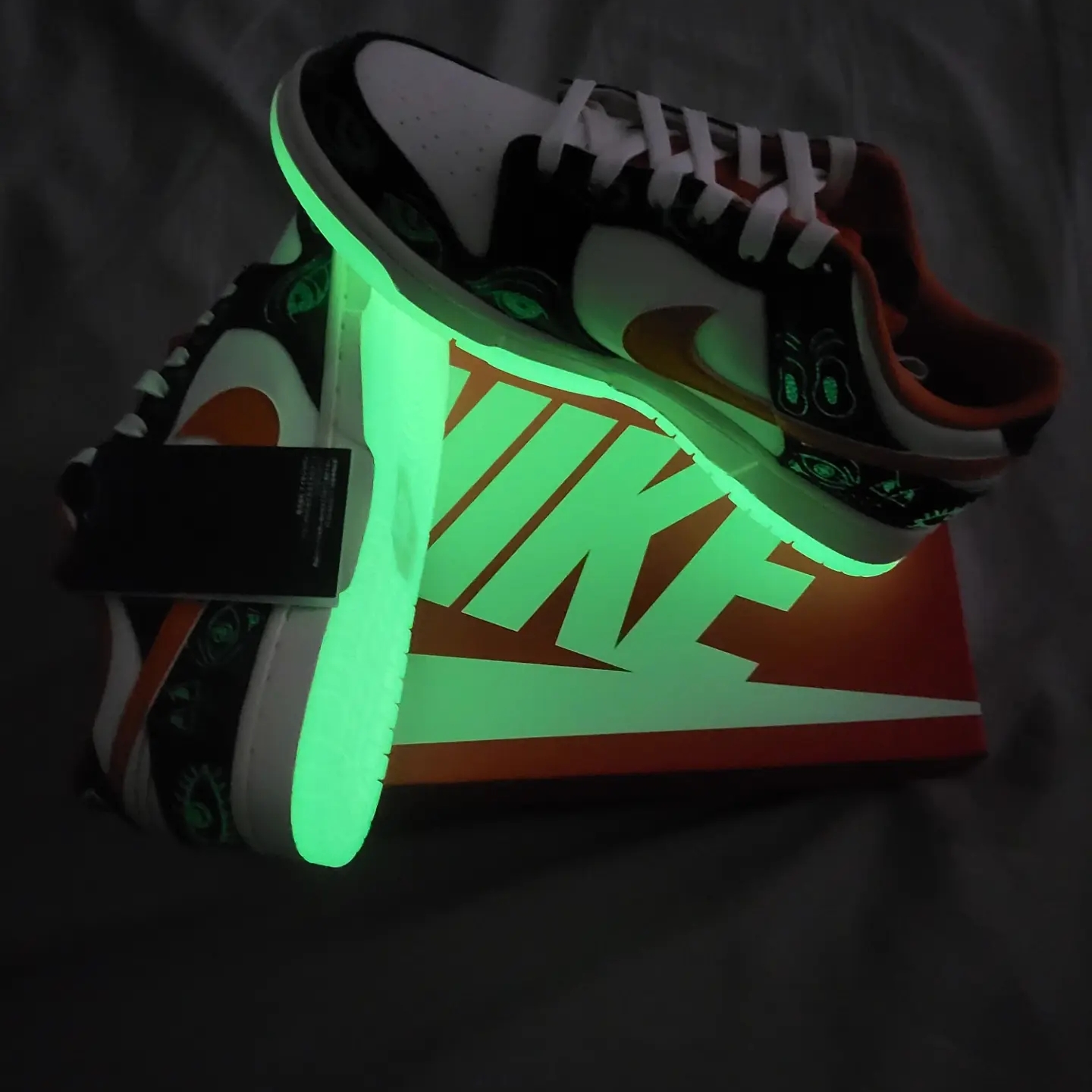 Nike Dunk Low Retro PRM Halloween 착용 스타일 - 2
