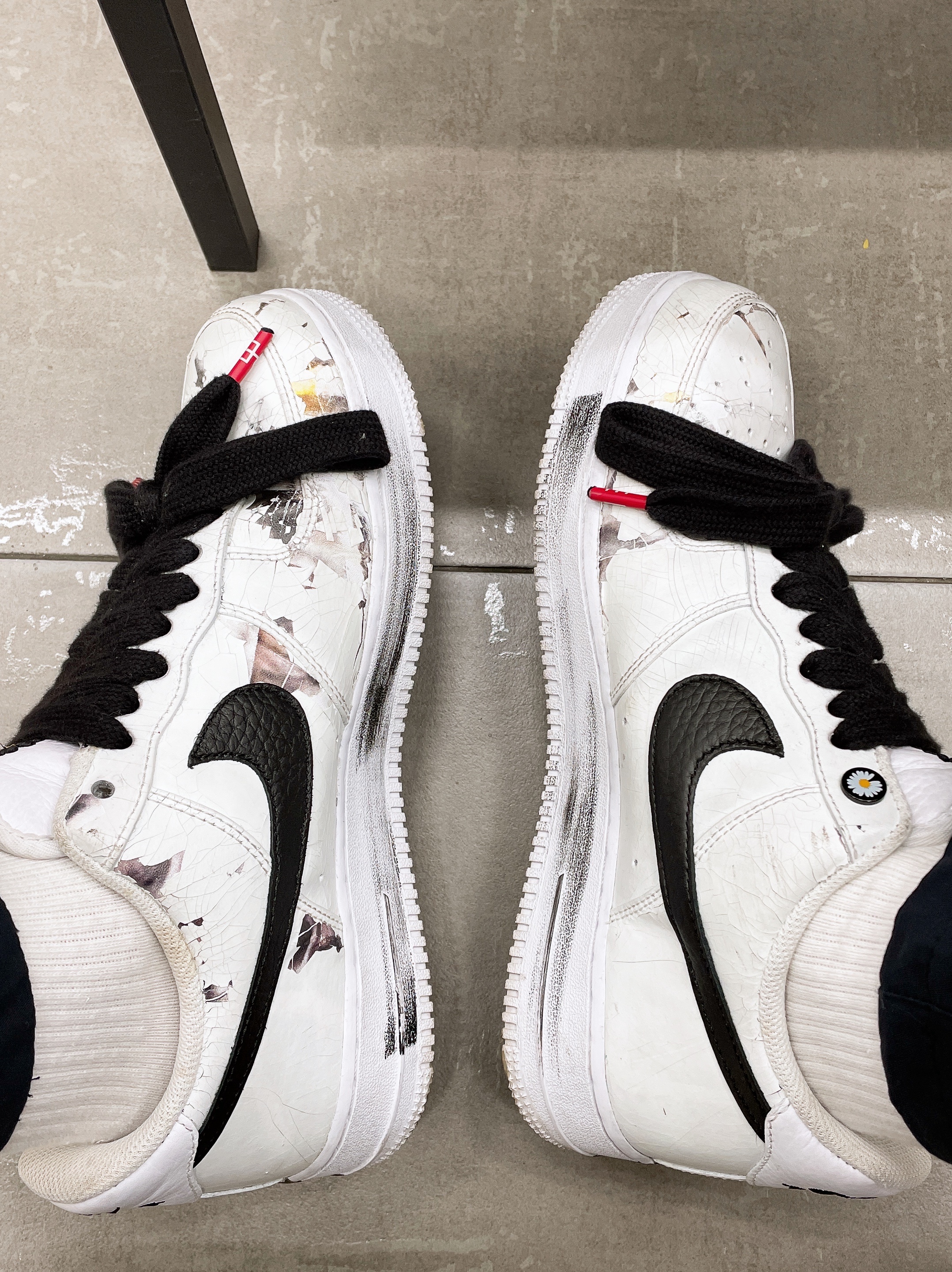 Nike x Peaceminusone Air Force 1 Low Para-Noise 2.0 착용 스타일