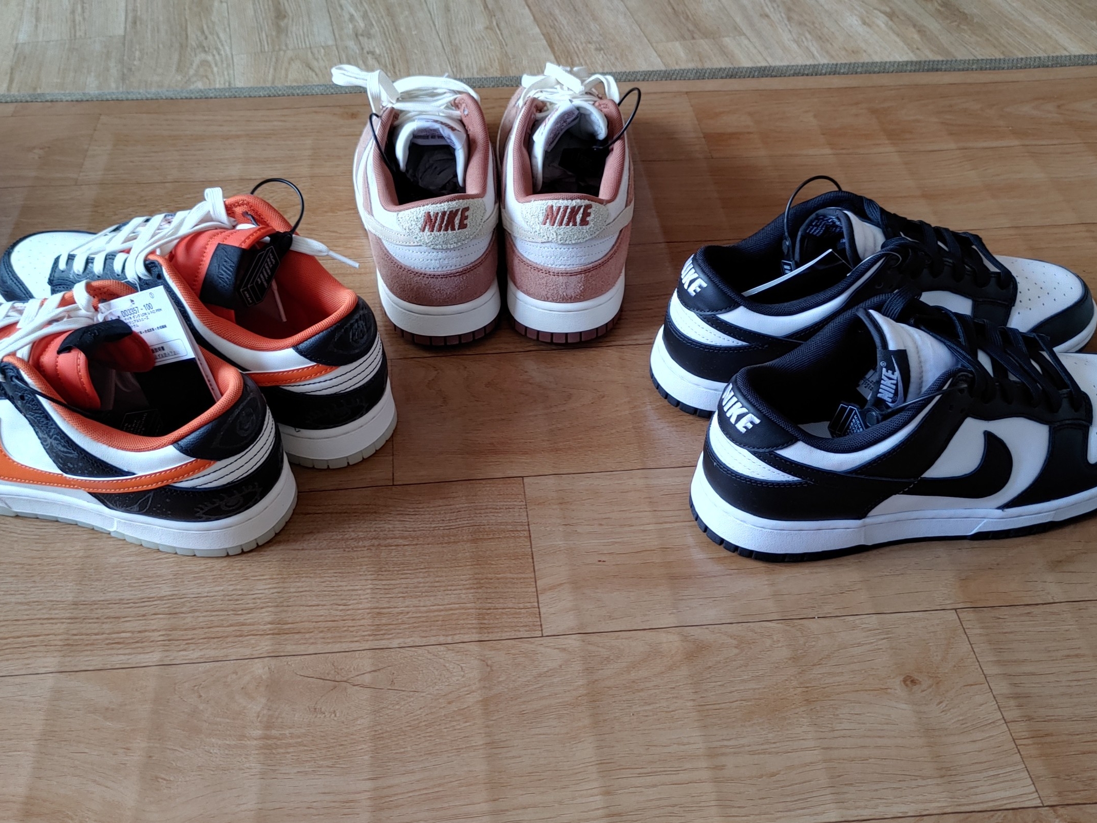 Nike Dunk Low Pro Premium Medium Curry, Nike Dunk Low Retro Black 착용 스타일 - 3