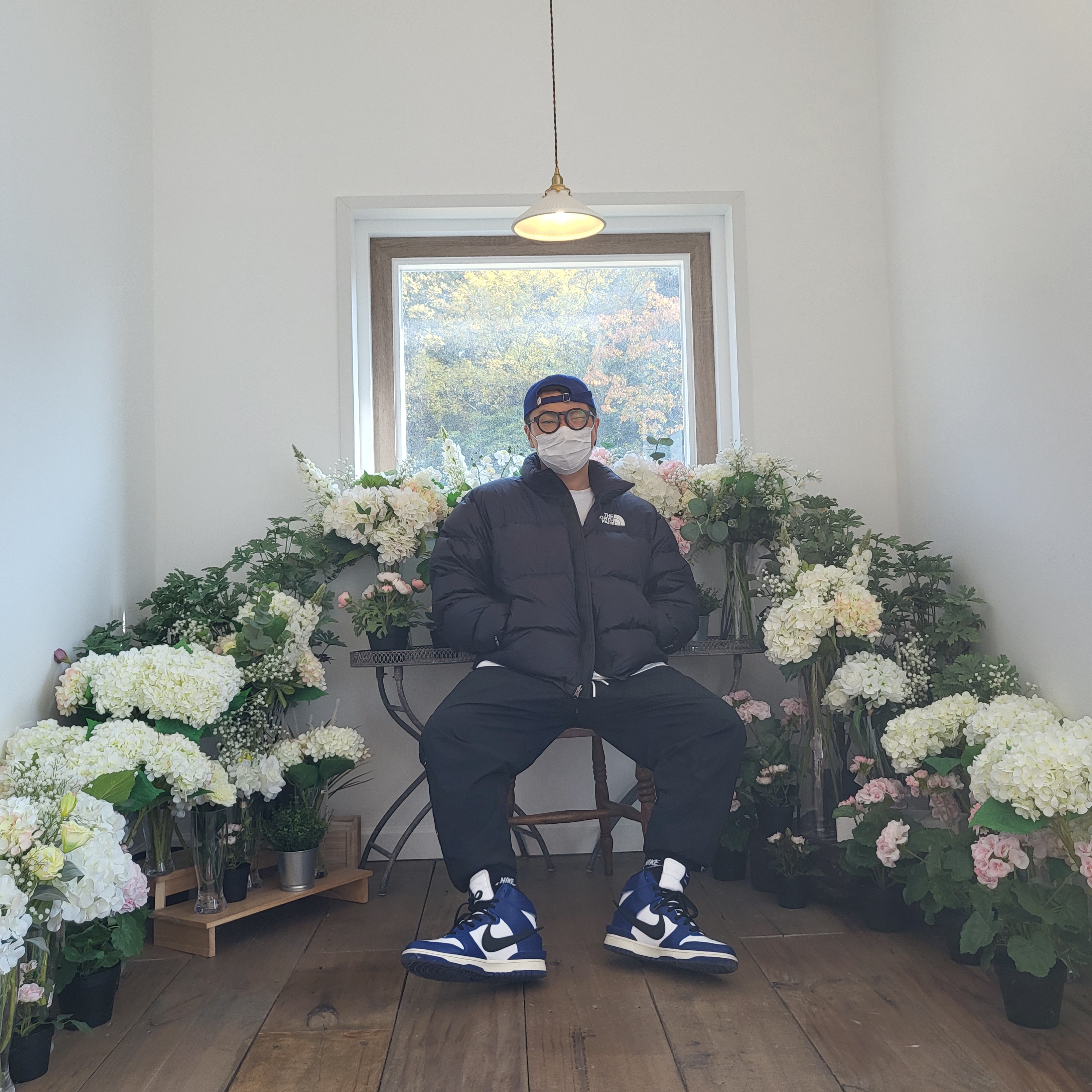 Nike x Ambush Dunk High Deep Royal Blue 착용 스타일