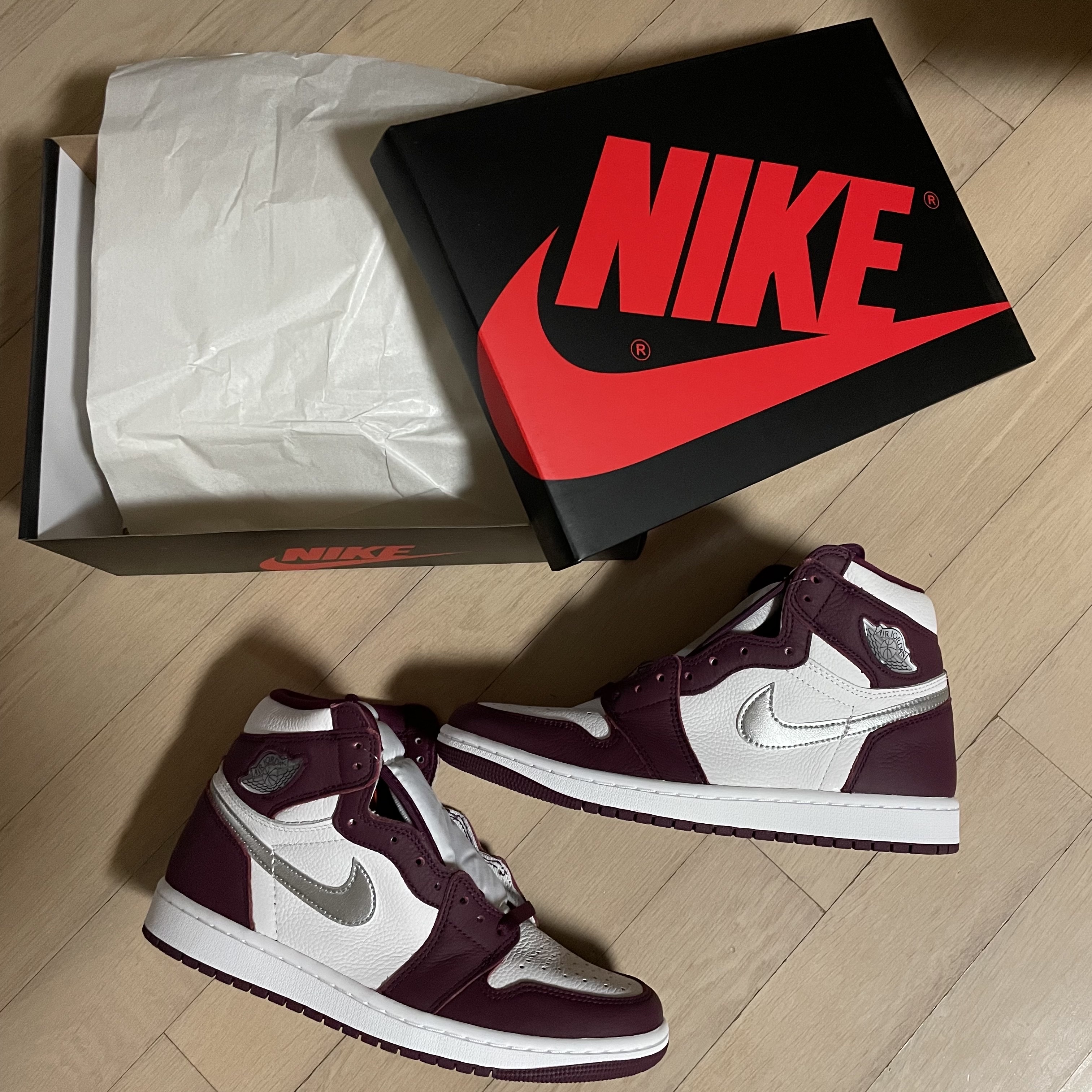 Jordan 1 Retro High OG Bordeaux 착용 스타일