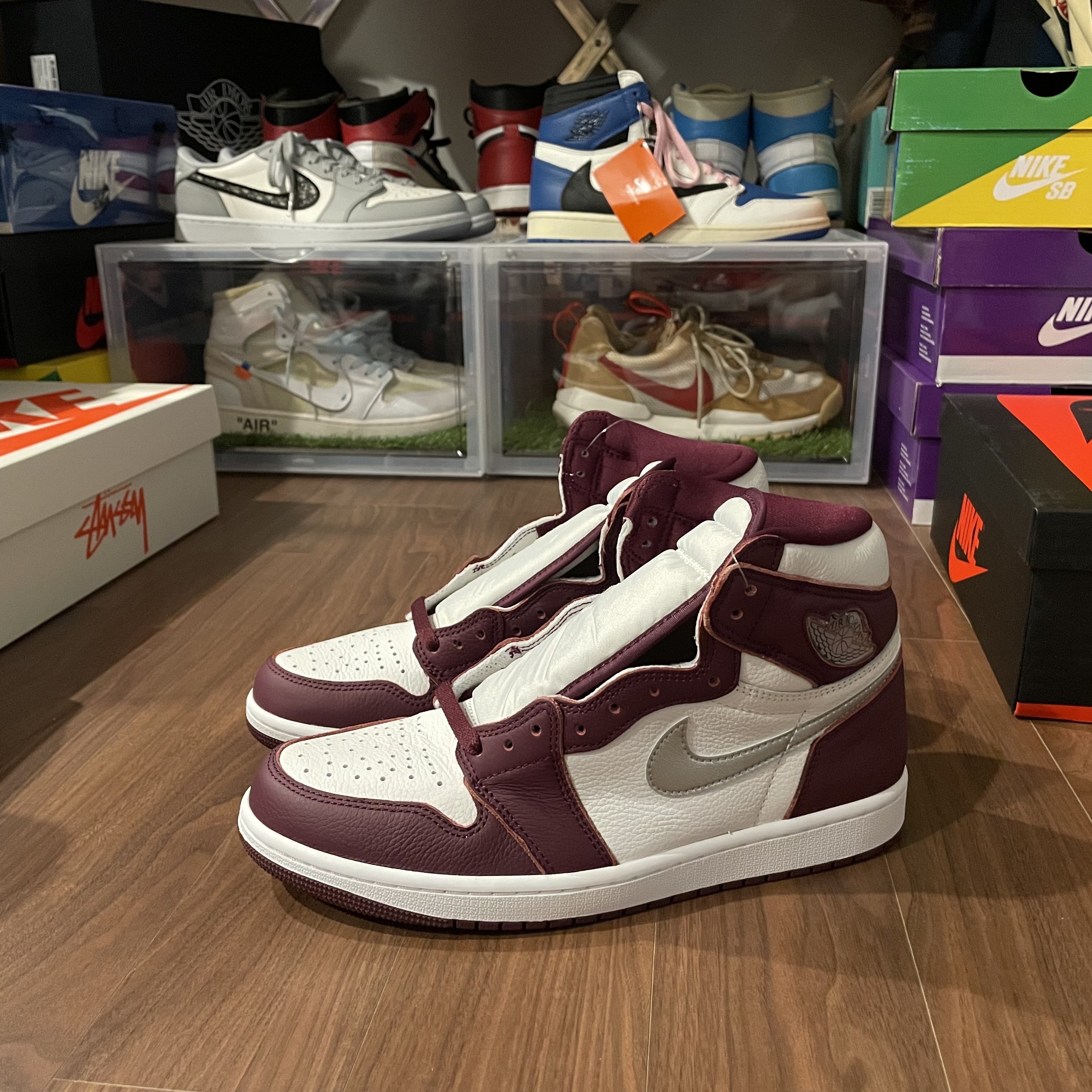 Jordan 1 Retro High OG Bordeaux 착용 스타일
