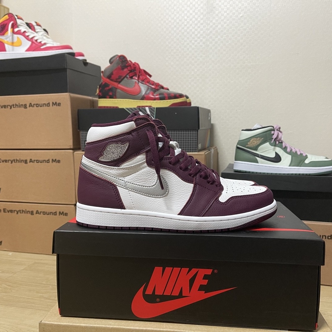 Jordan 1 Retro High OG Bordeaux 착용 스타일