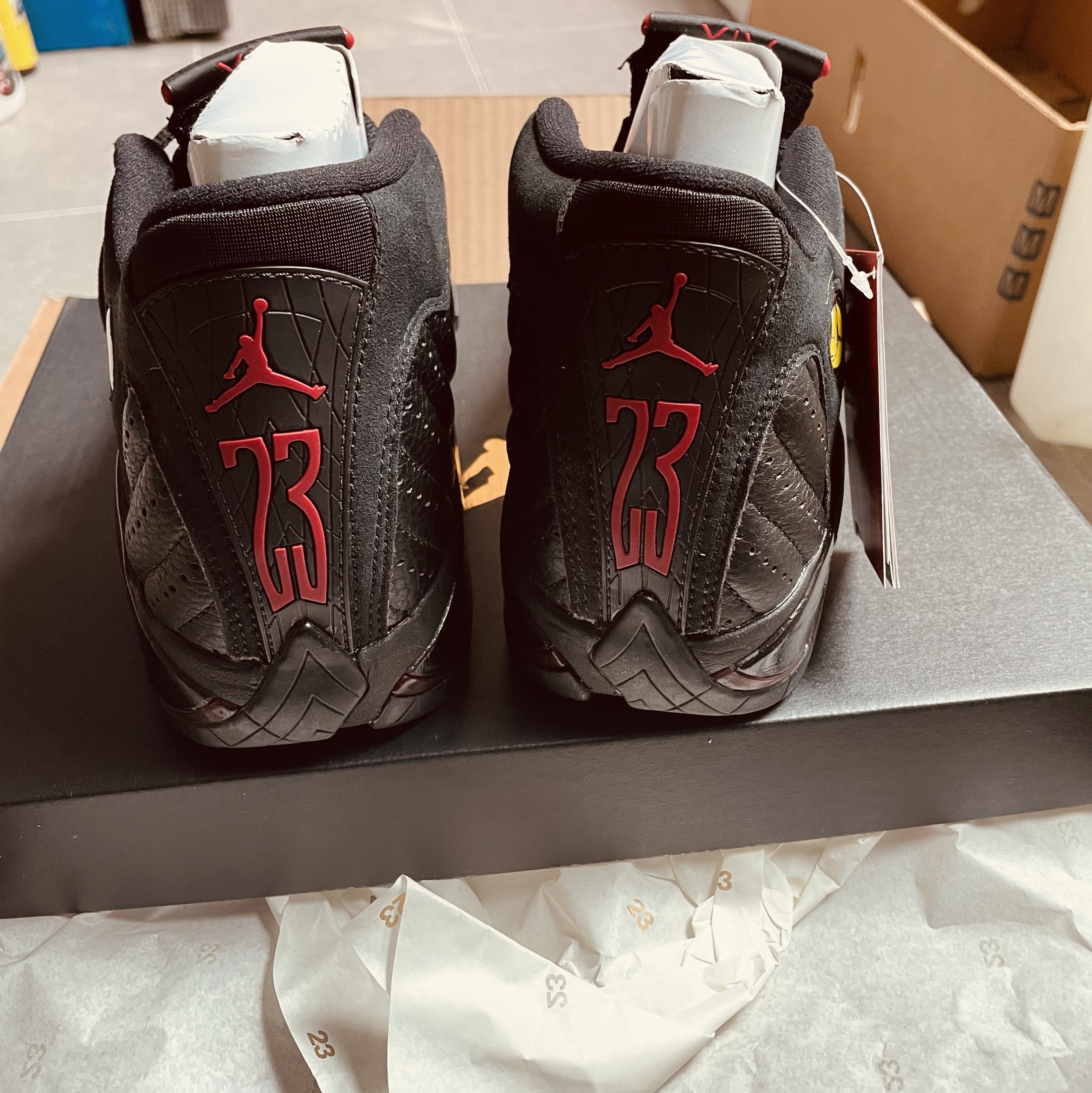 Jordan 14 Retro Last Shot 2018 착용 스타일 - 5