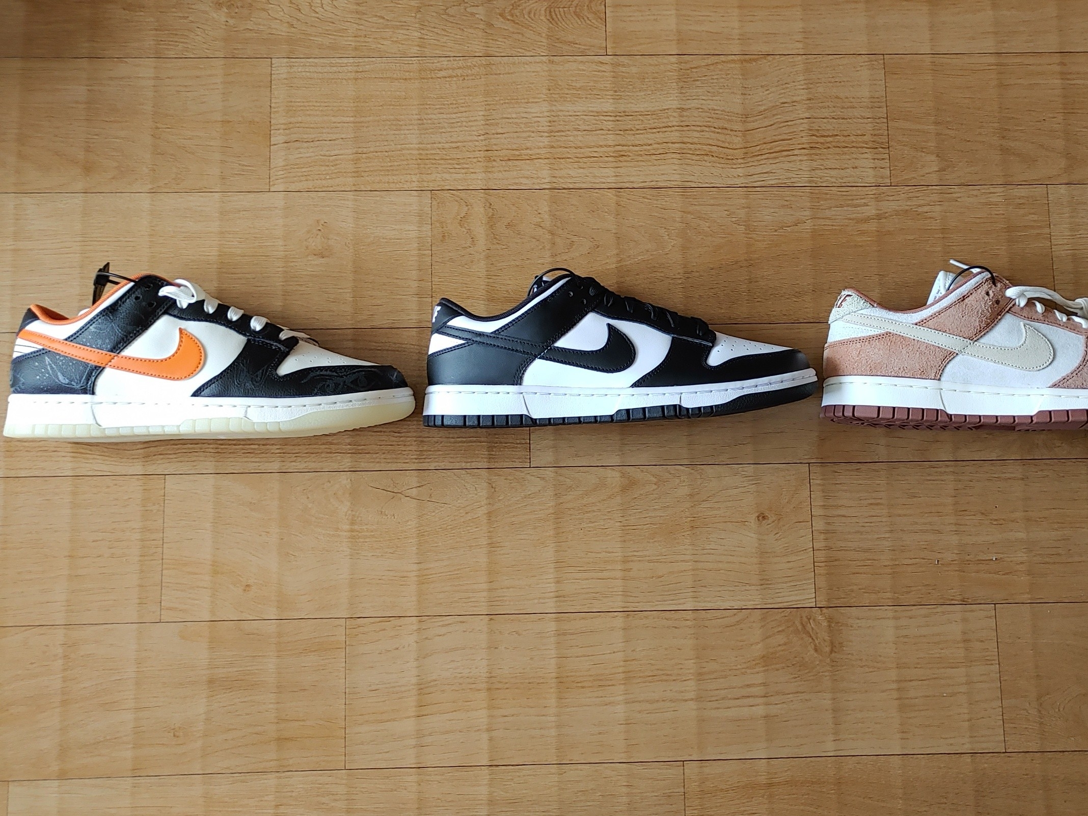 Nike Dunk Low Pro Premium Medium Curry, Nike Dunk Low Retro Black 착용 스타일 - 4