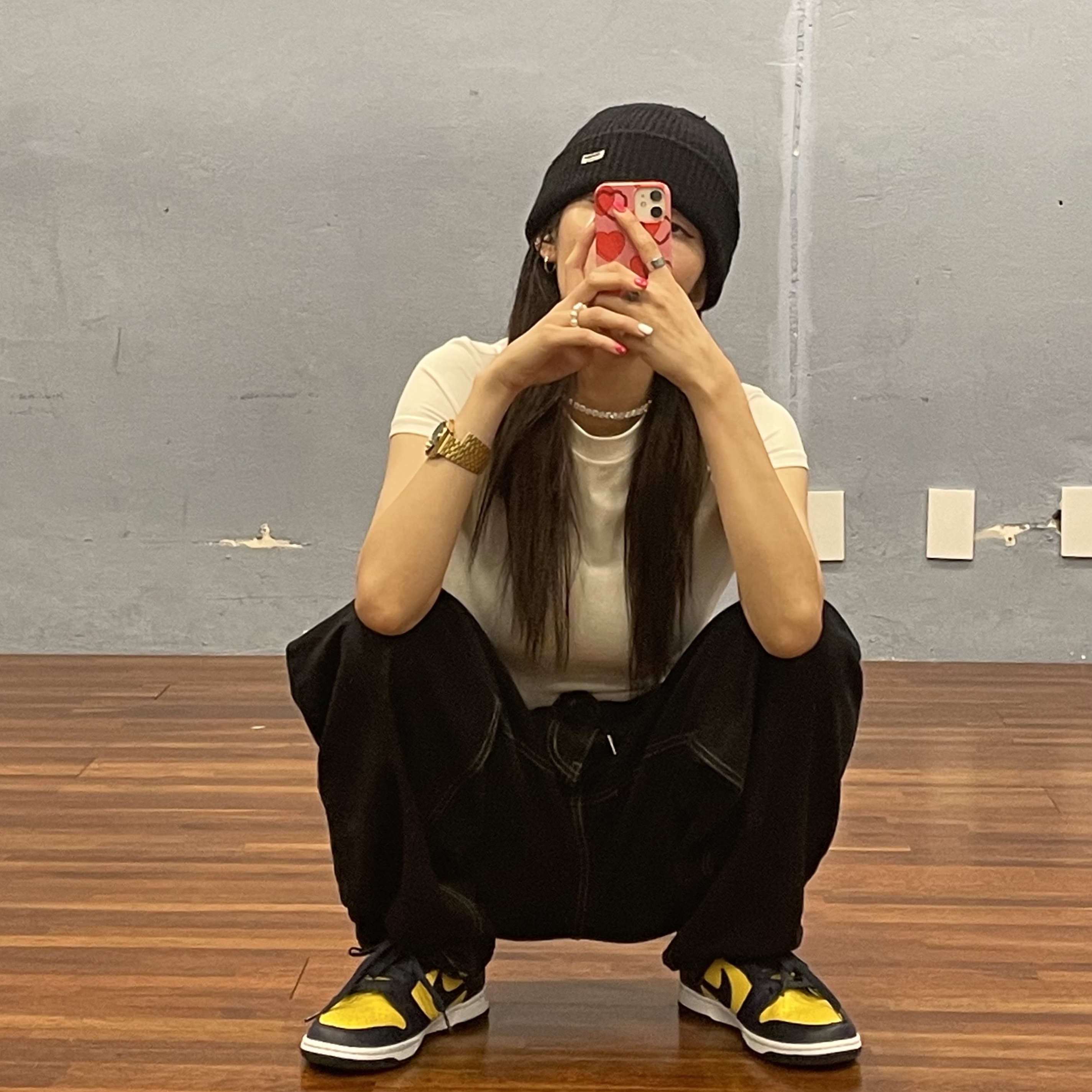 Nike Dunk Low Retro Varsity Maize, (GS) Nike Dunk Low Varsity Maize 착용 스타일