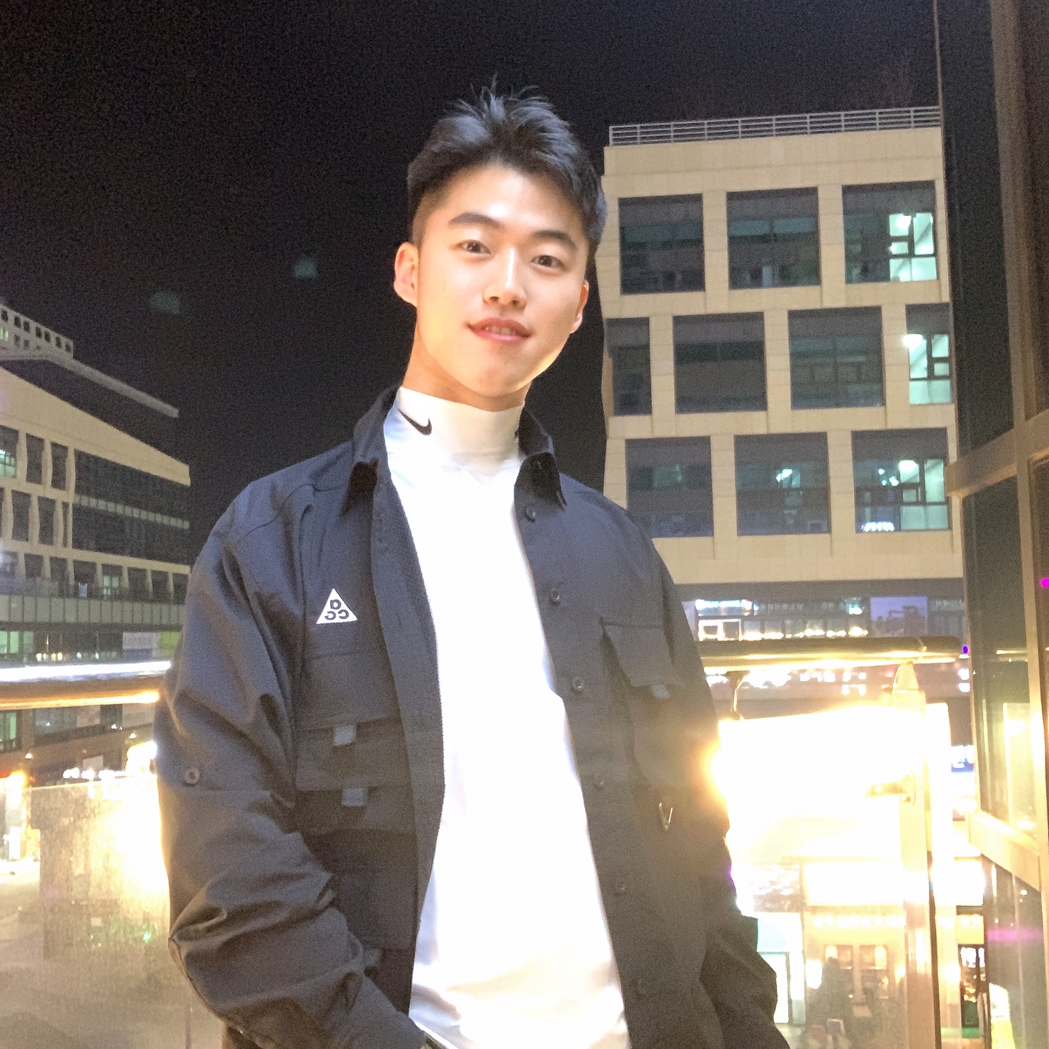 Nike x Drake Nocta Golf Mock Neck Top White - Asia, Nike ACG Devastation Trail Work Shirt Black - Asia 착용 스타일 - 2