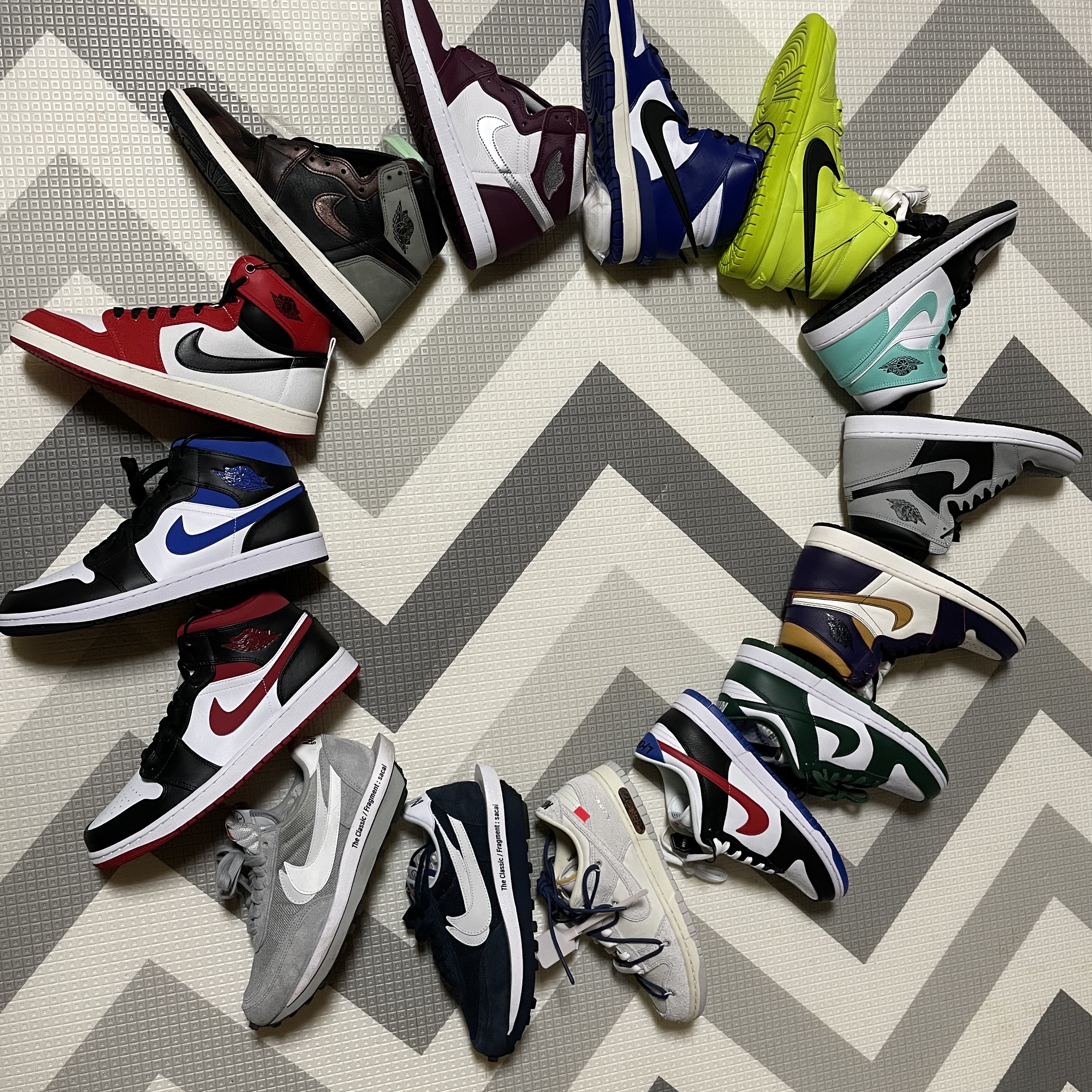 Jordan 1 Retro High OG Bordeaux, Jordan 1 Retro High OG Defiant SB LA to Chicago 착용 스타일 - 3