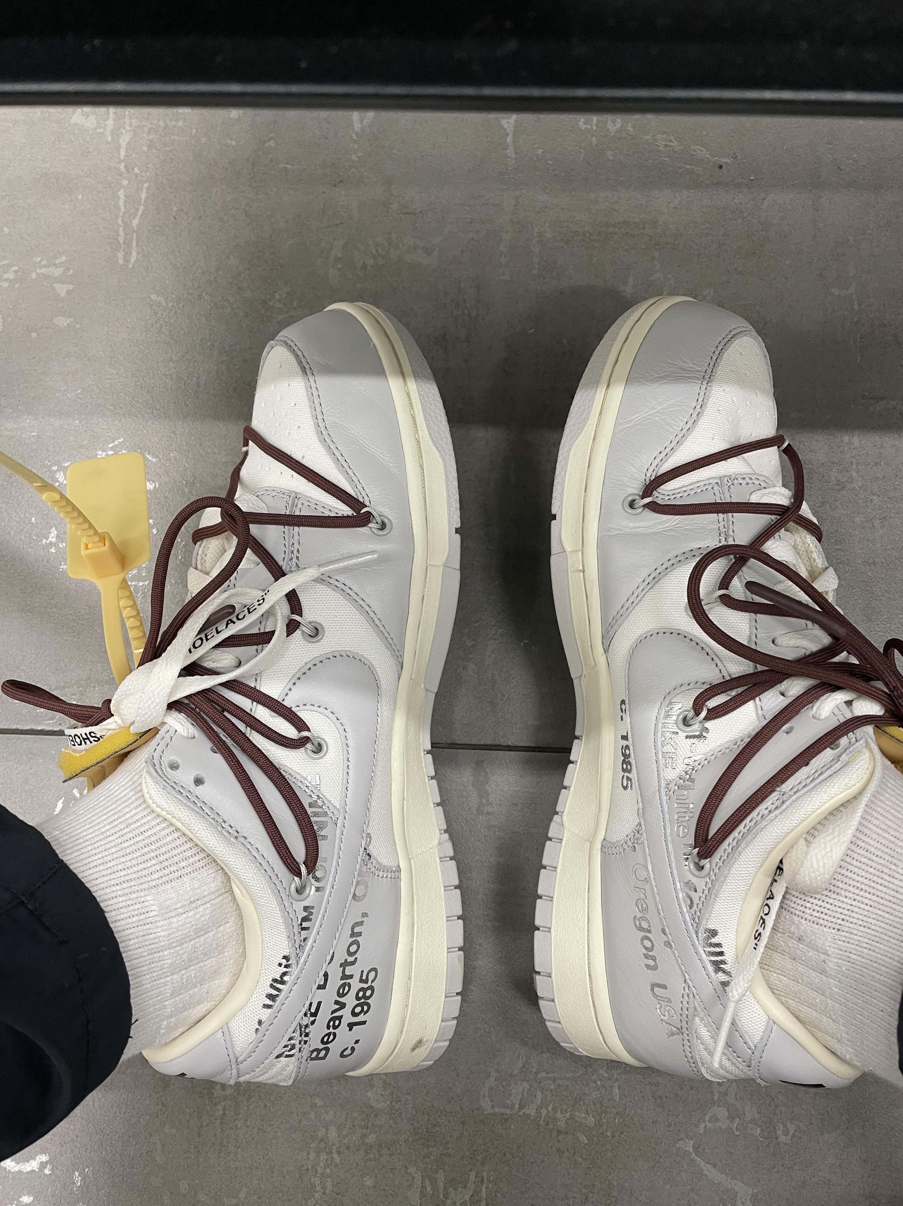 Nike x Off-White Dunk Low The 50 - Lot 46 착용 스타일