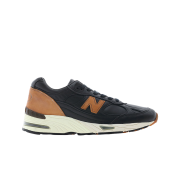 New Balance x Horween Leather 991 Made in USA Black Tan