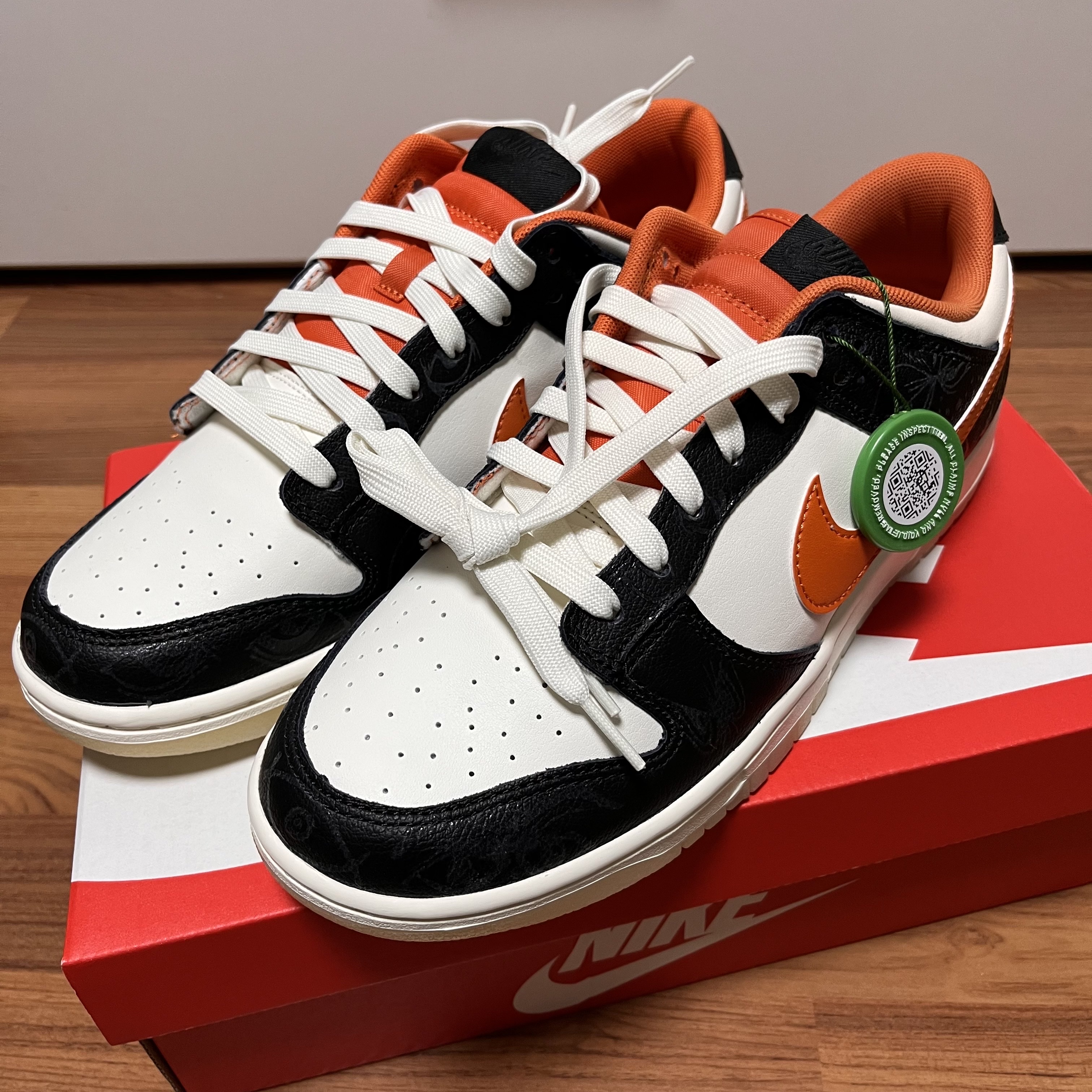 Nike Dunk Low Retro PRM Halloween 착용 스타일 - 1