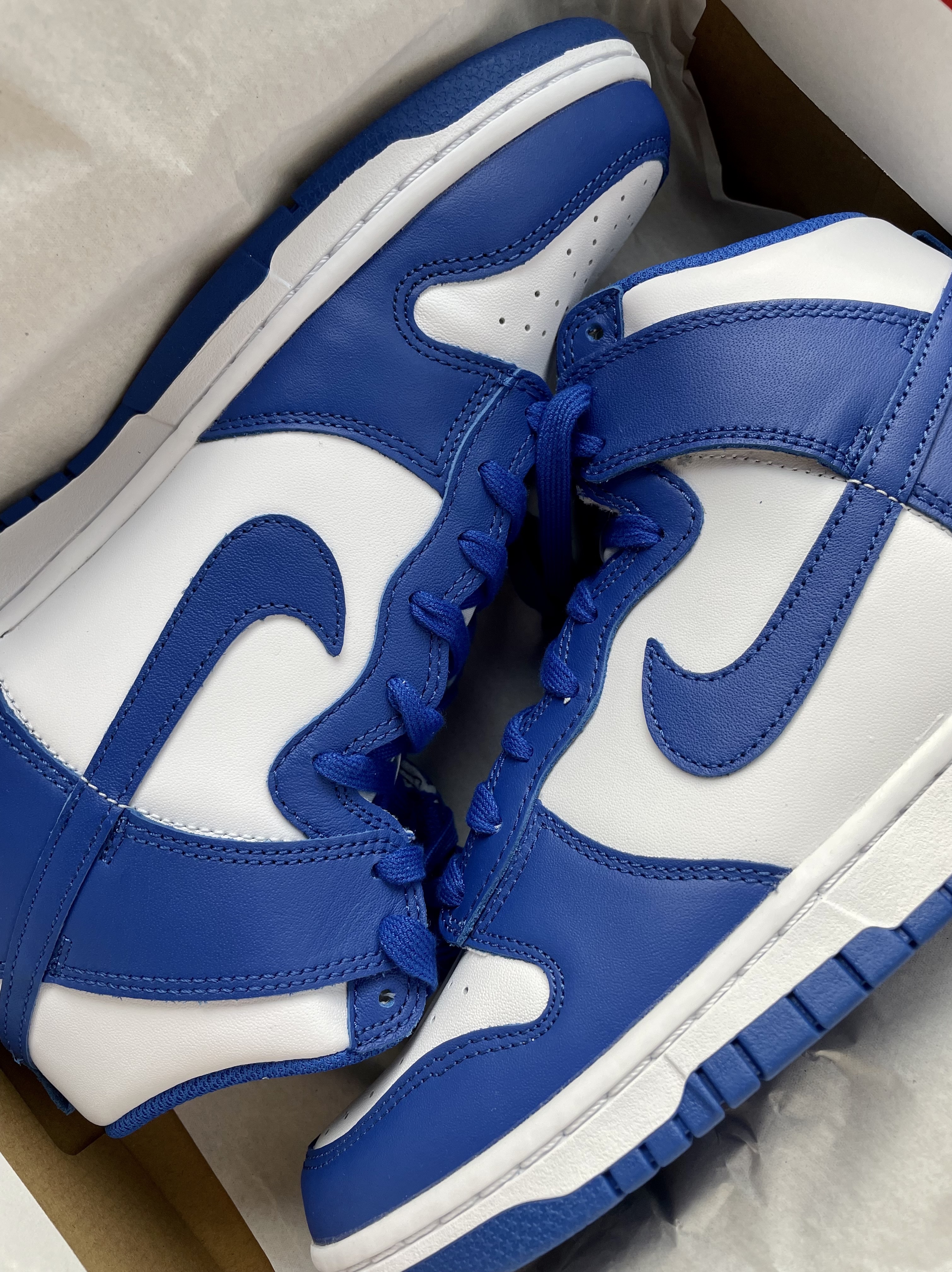 Nike Dunk High Retro Game Royal 착용 스타일