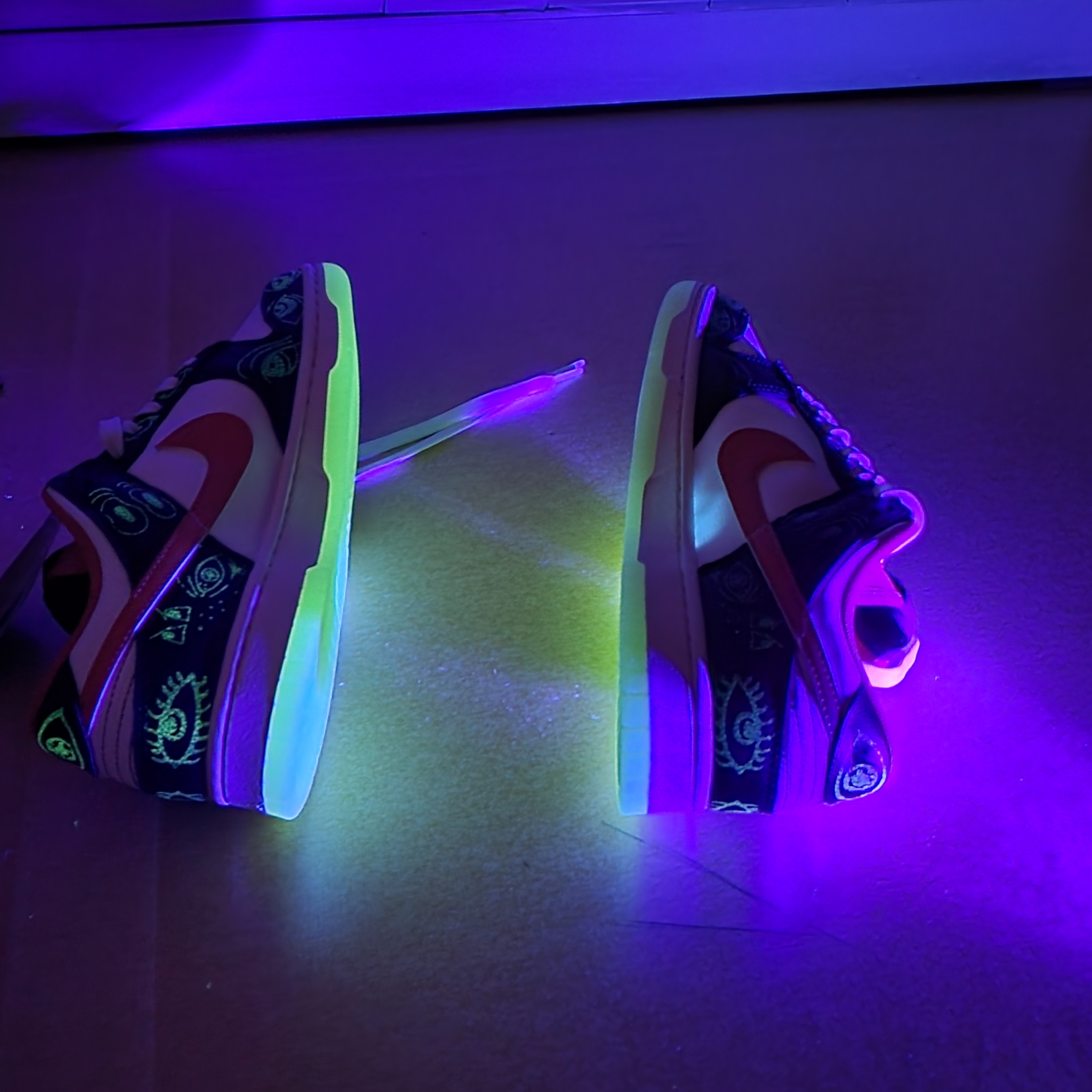 Nike Dunk Low Retro PRM Halloween 착용 스타일
