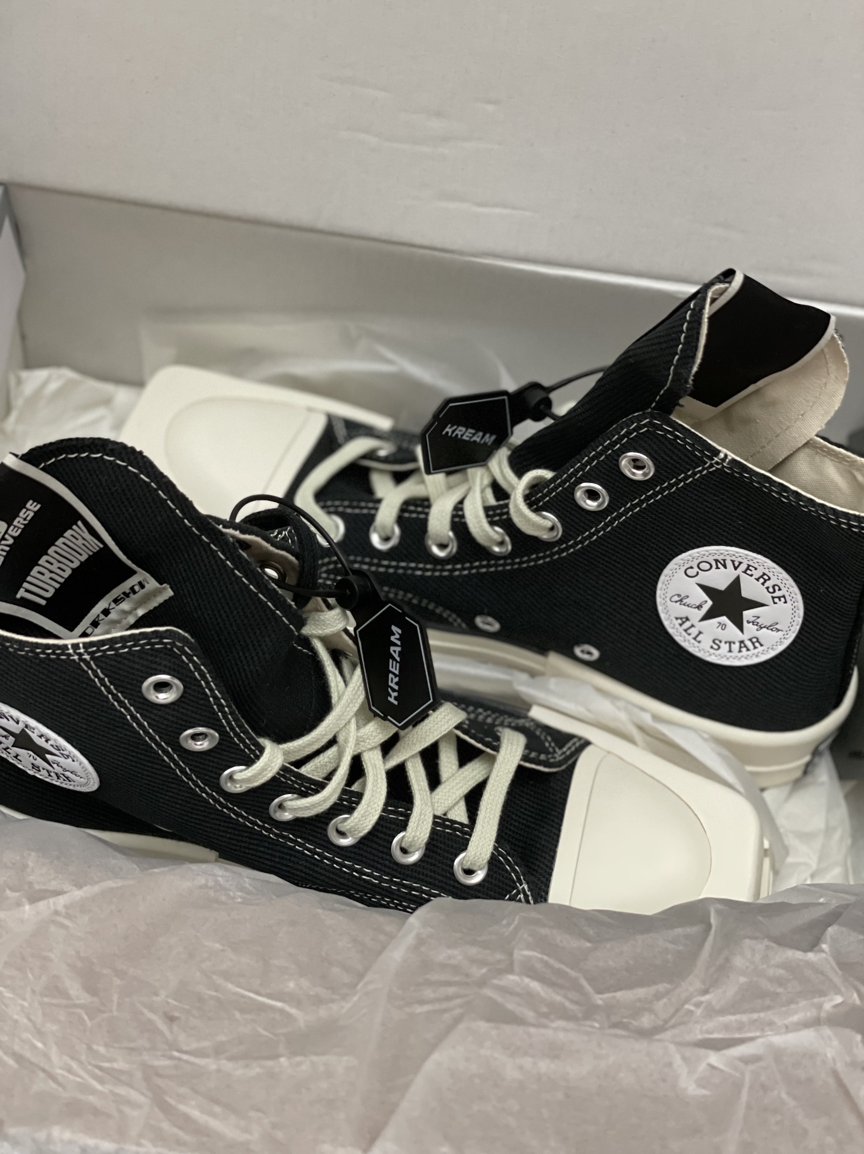 Converse x Drkshdw Turbodrk Chuck 70 Hi Black 착용 스타일