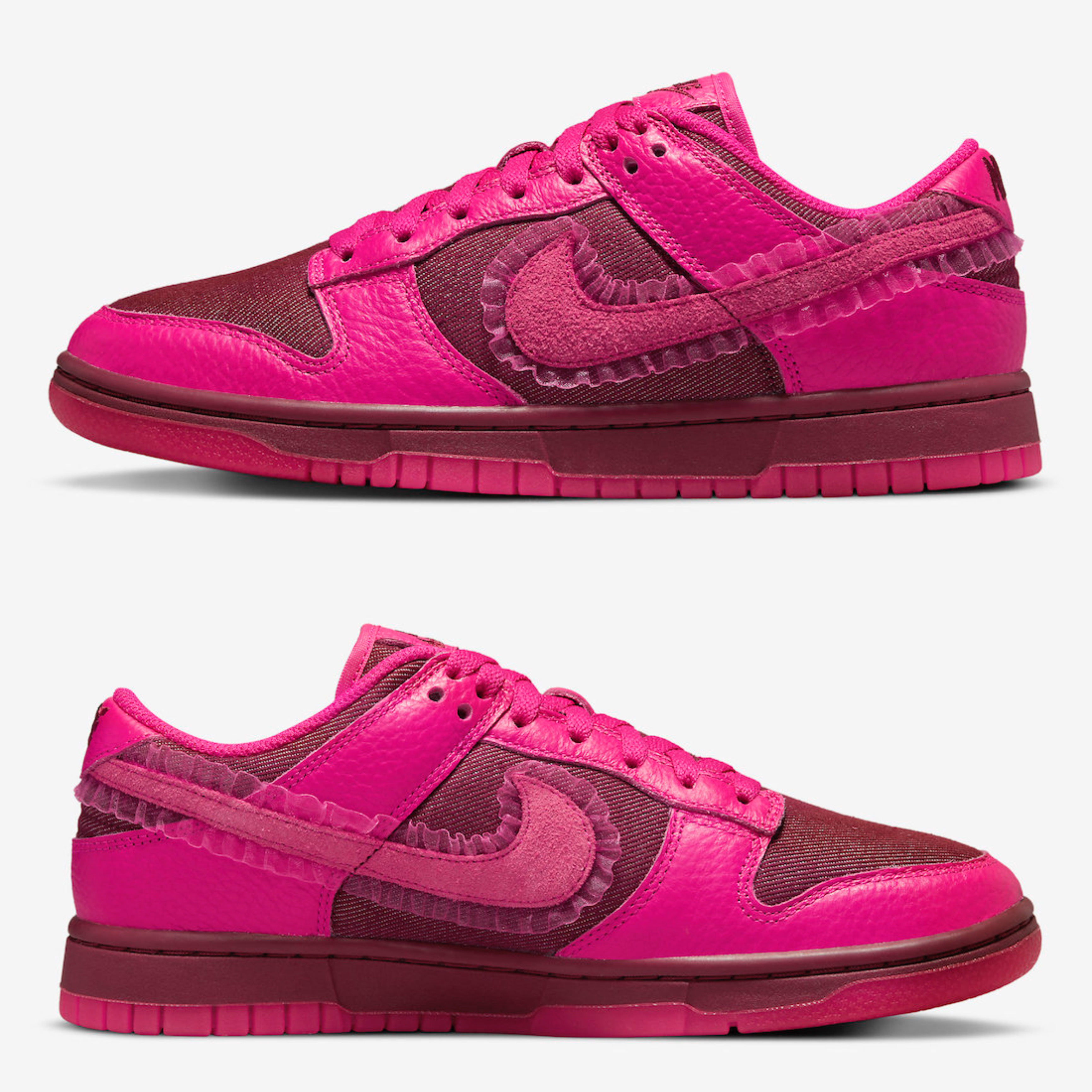 (W) Nike Dunk Low Prime Pink 착용 스타일 - 3